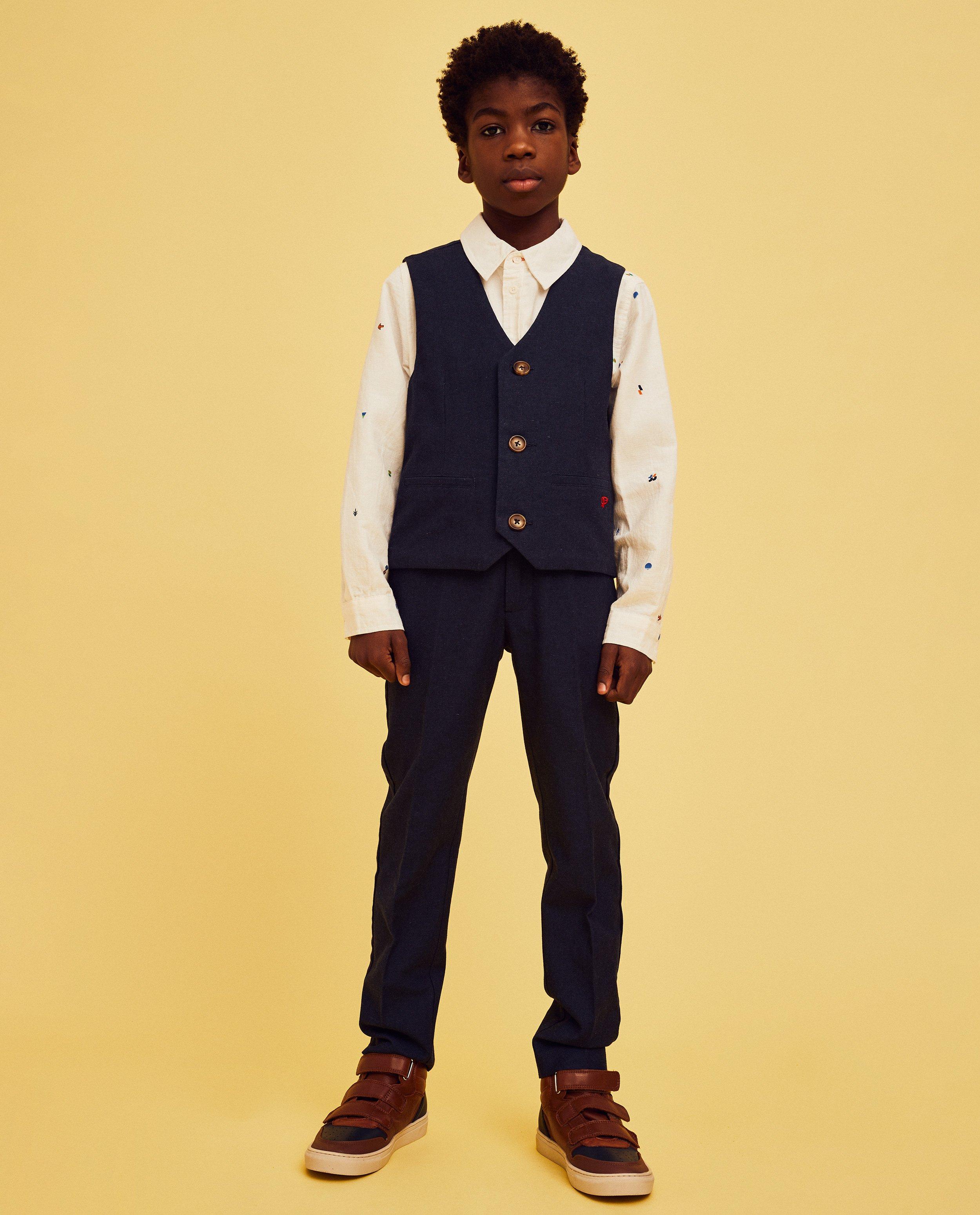 Cardigan - Blauwe gilet, Communie