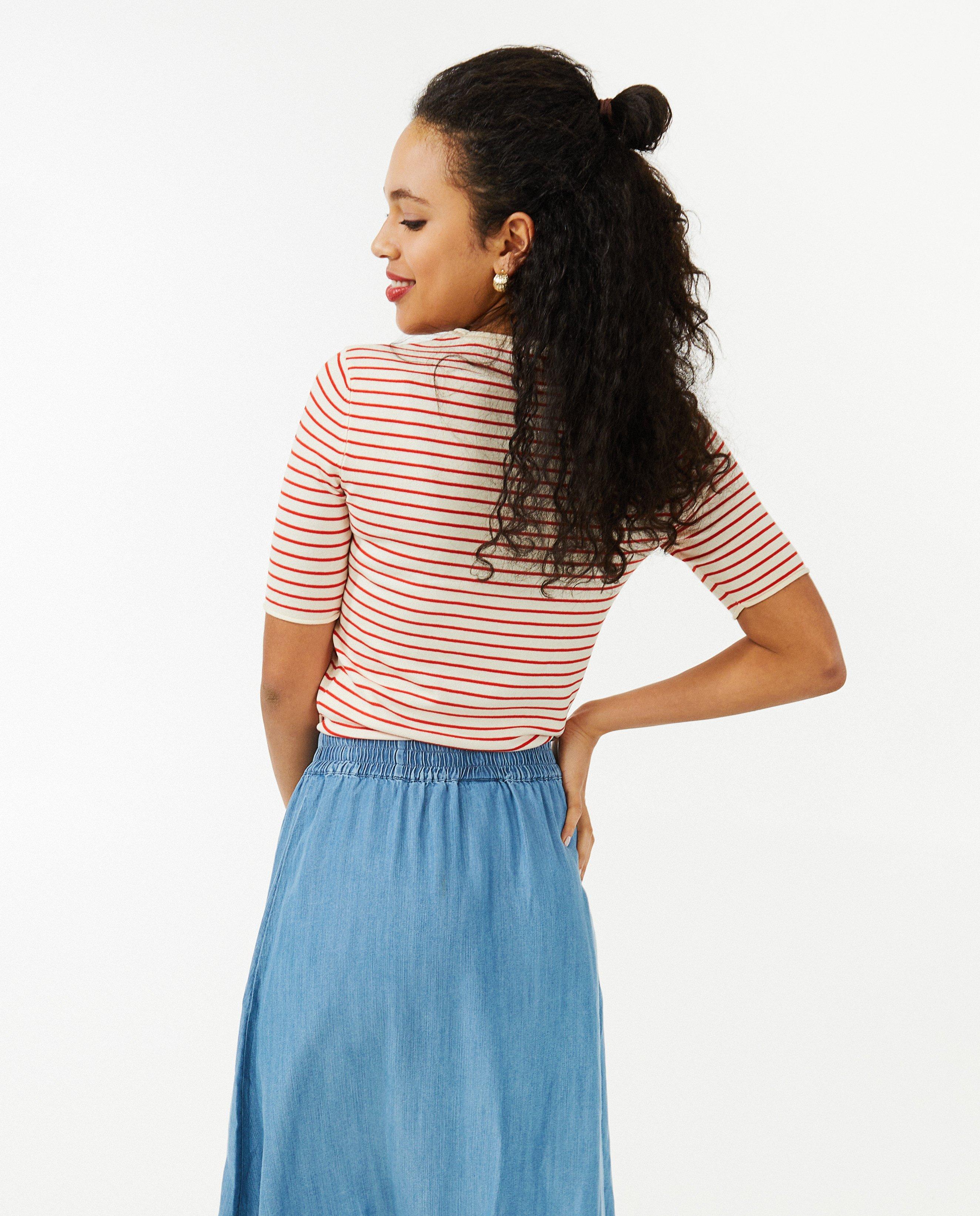 Pulls - Top rayé en tricot