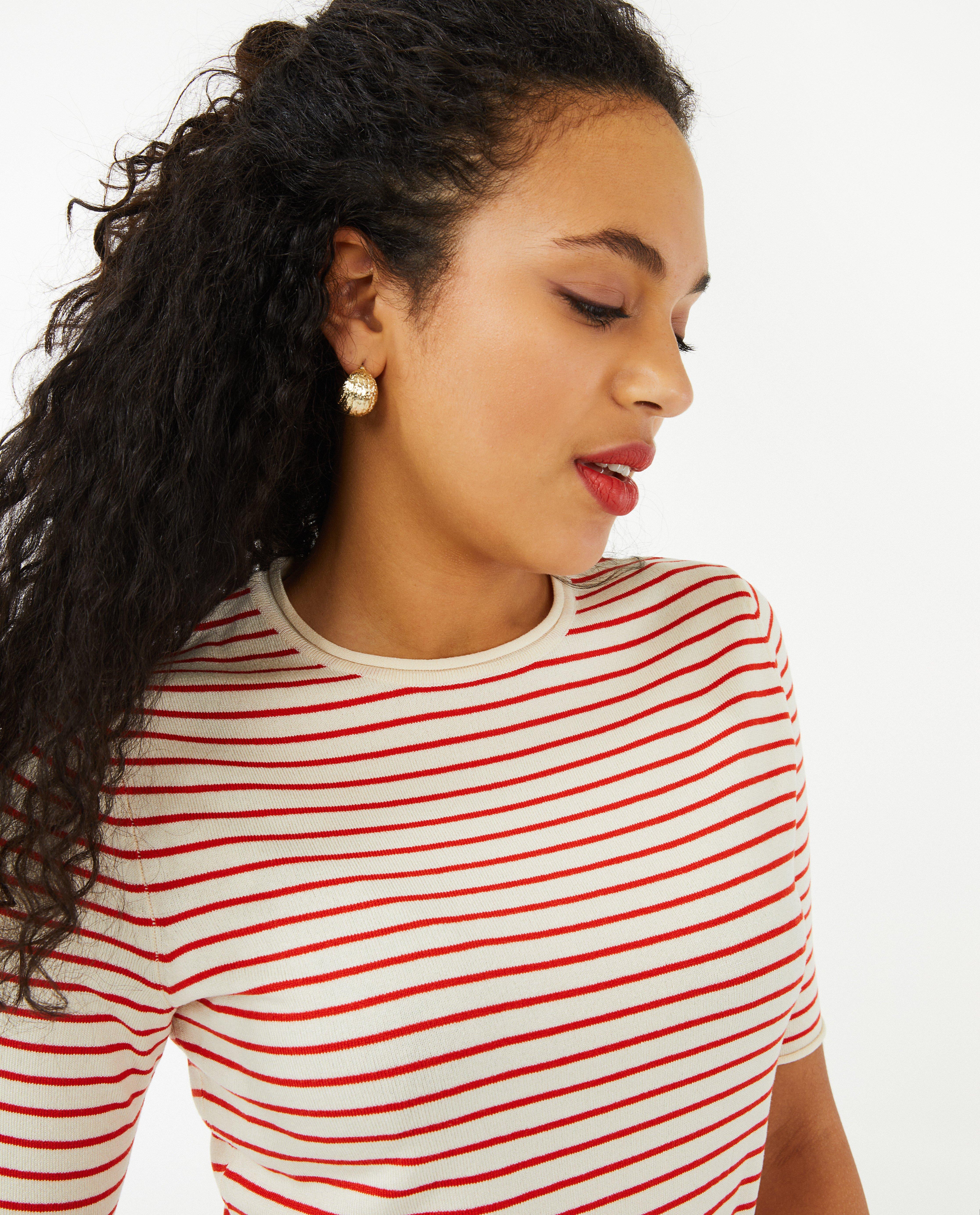 Pulls - Top rayé en tricot