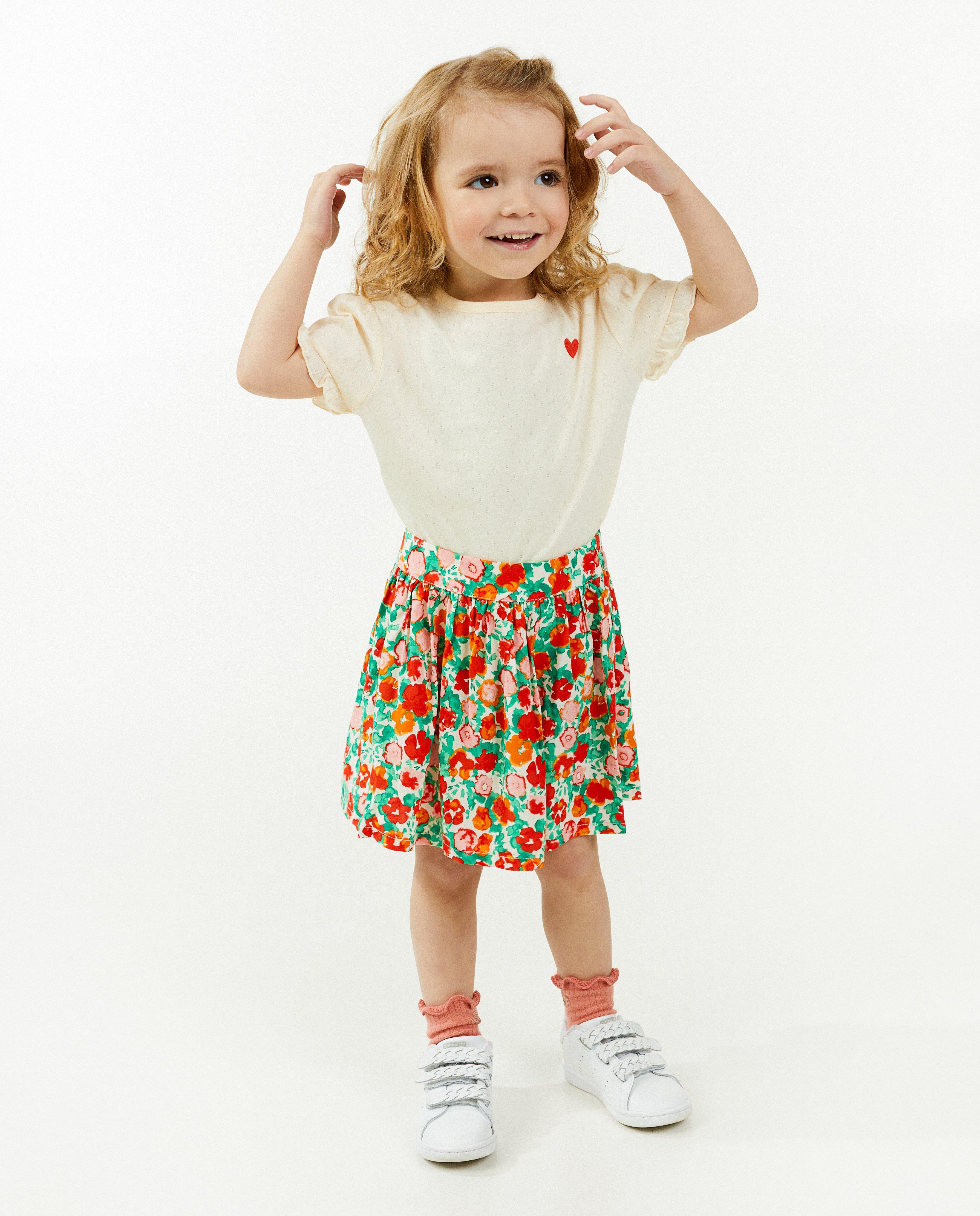 Rok met bloemenprint - null - Milla Star