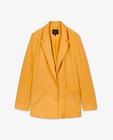 Blazers - Gele blazer, straight fit