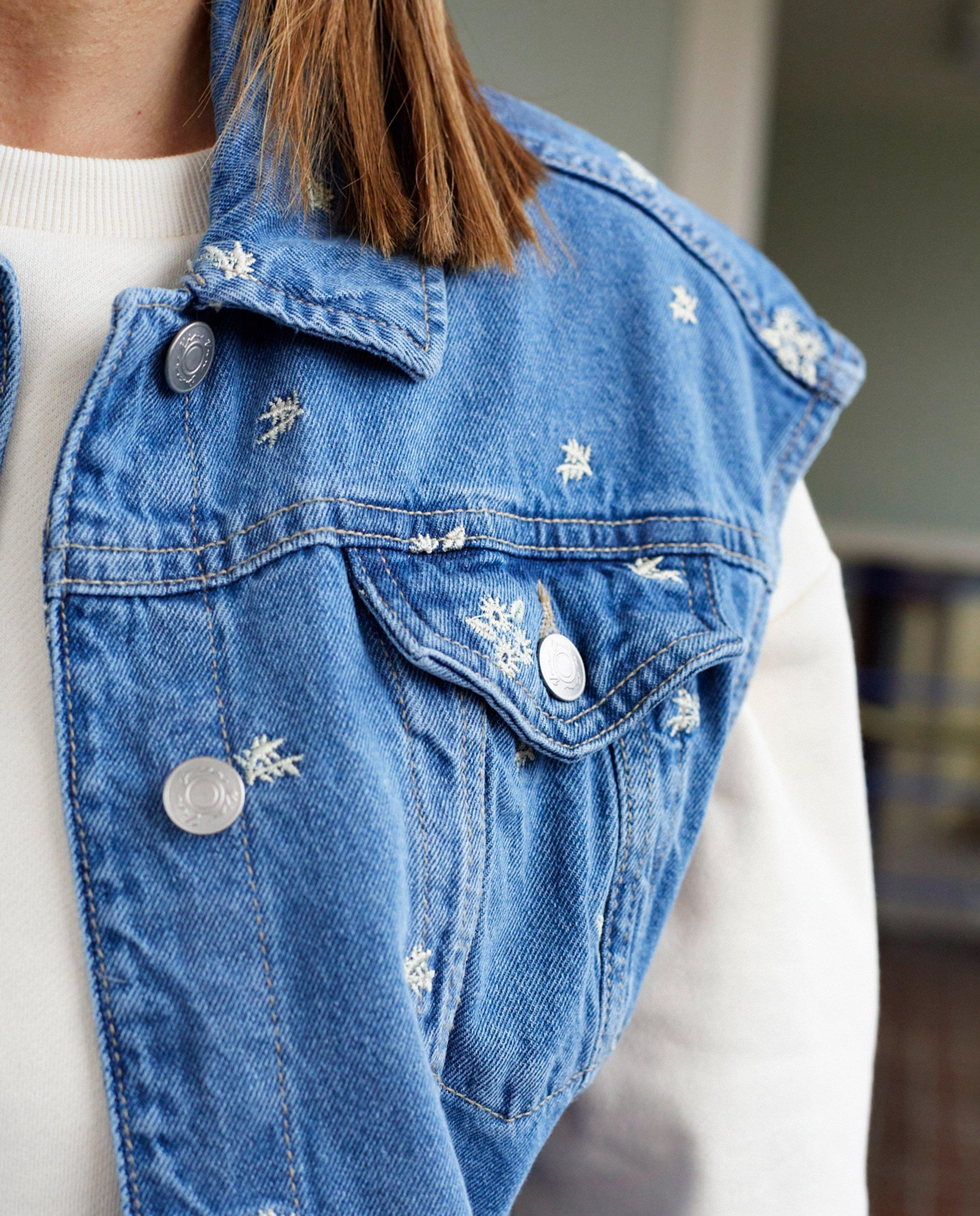 Blazers - Veste en jeans brodée