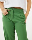 Pantalons - Pantalon vert, straight fit