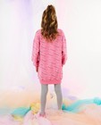 Kleedjes - Roze sweaterjurk met print