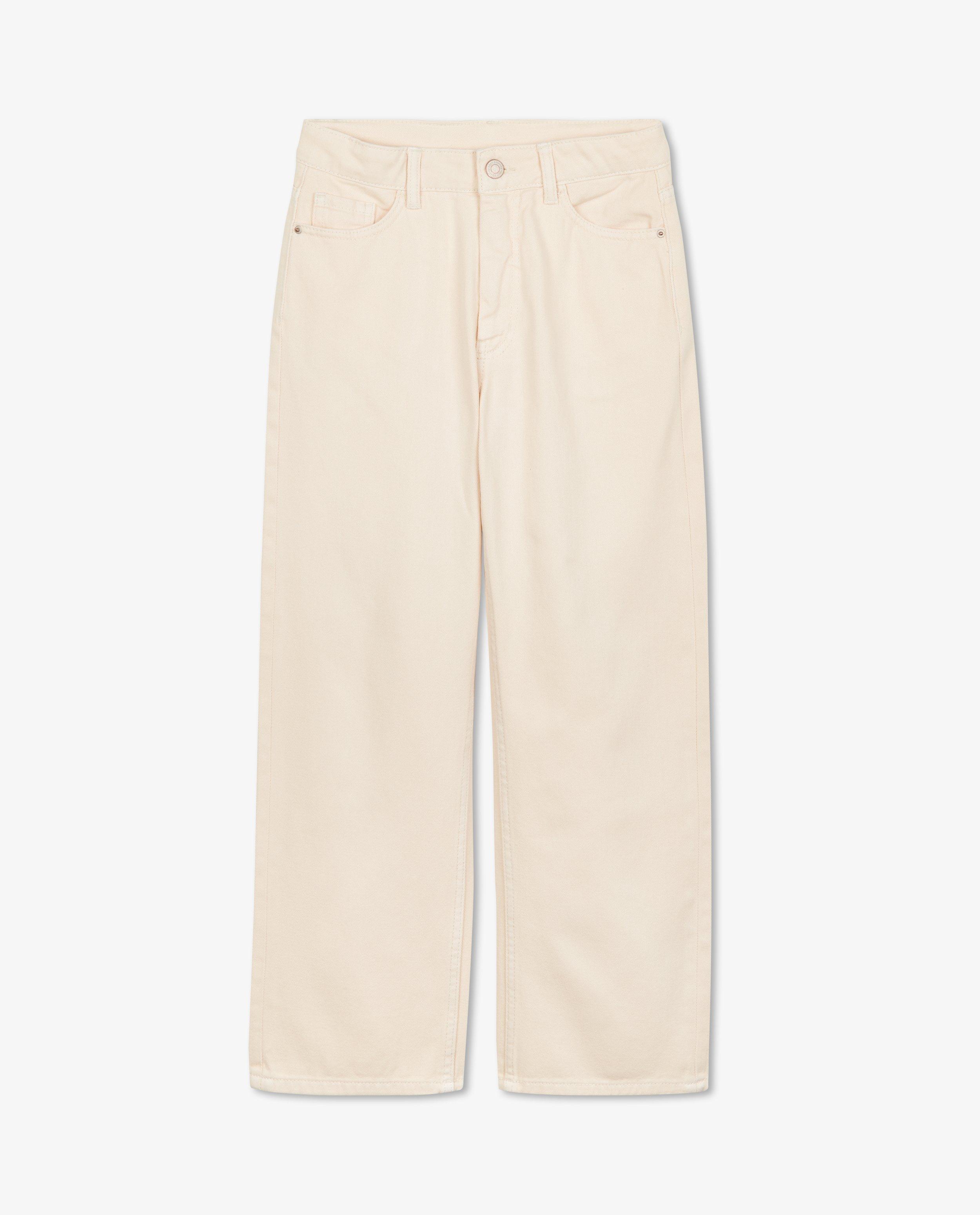 Jeans - Beige broek, straight fit