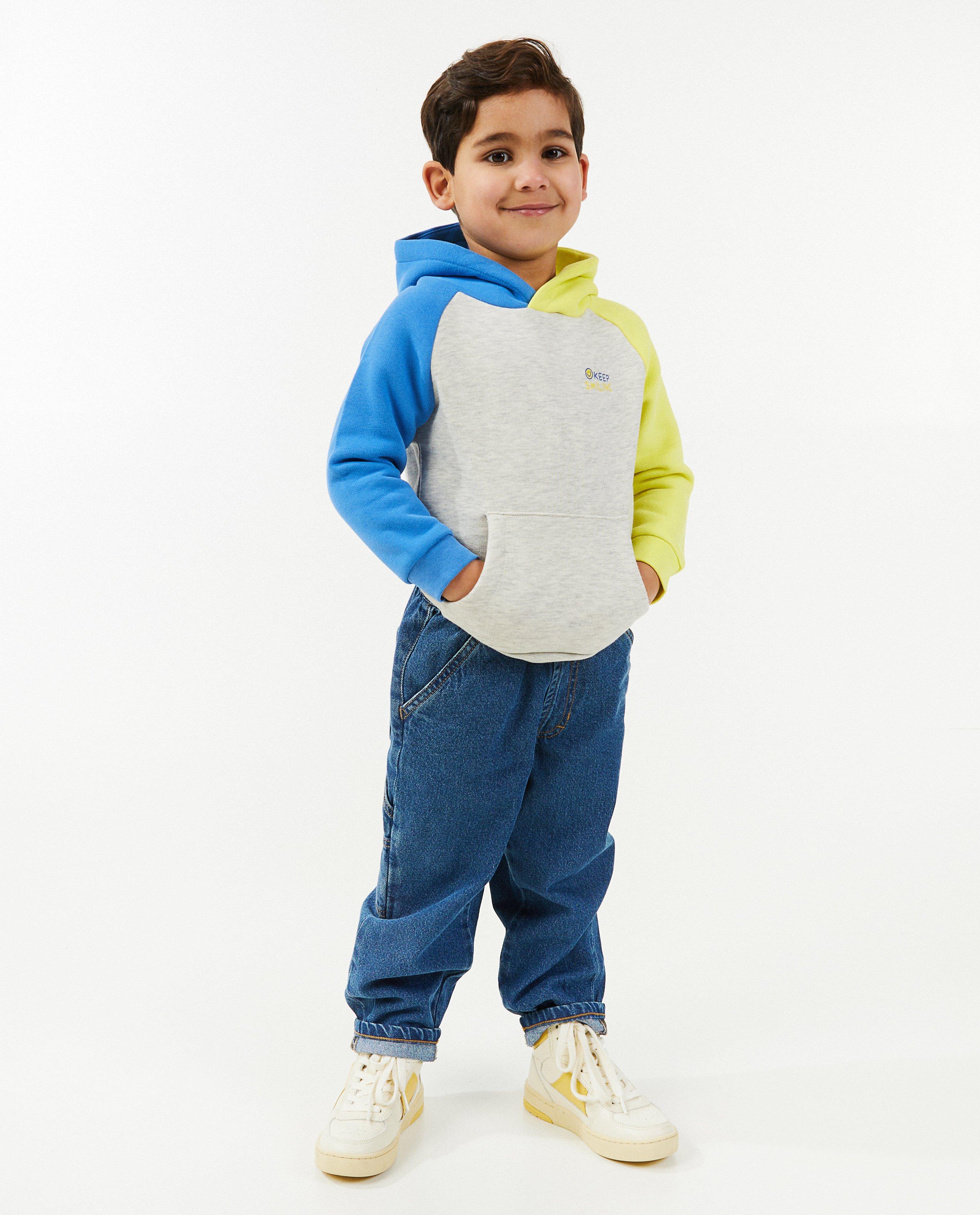 Jeans bleu, coupe worker - null - Kidz Nation