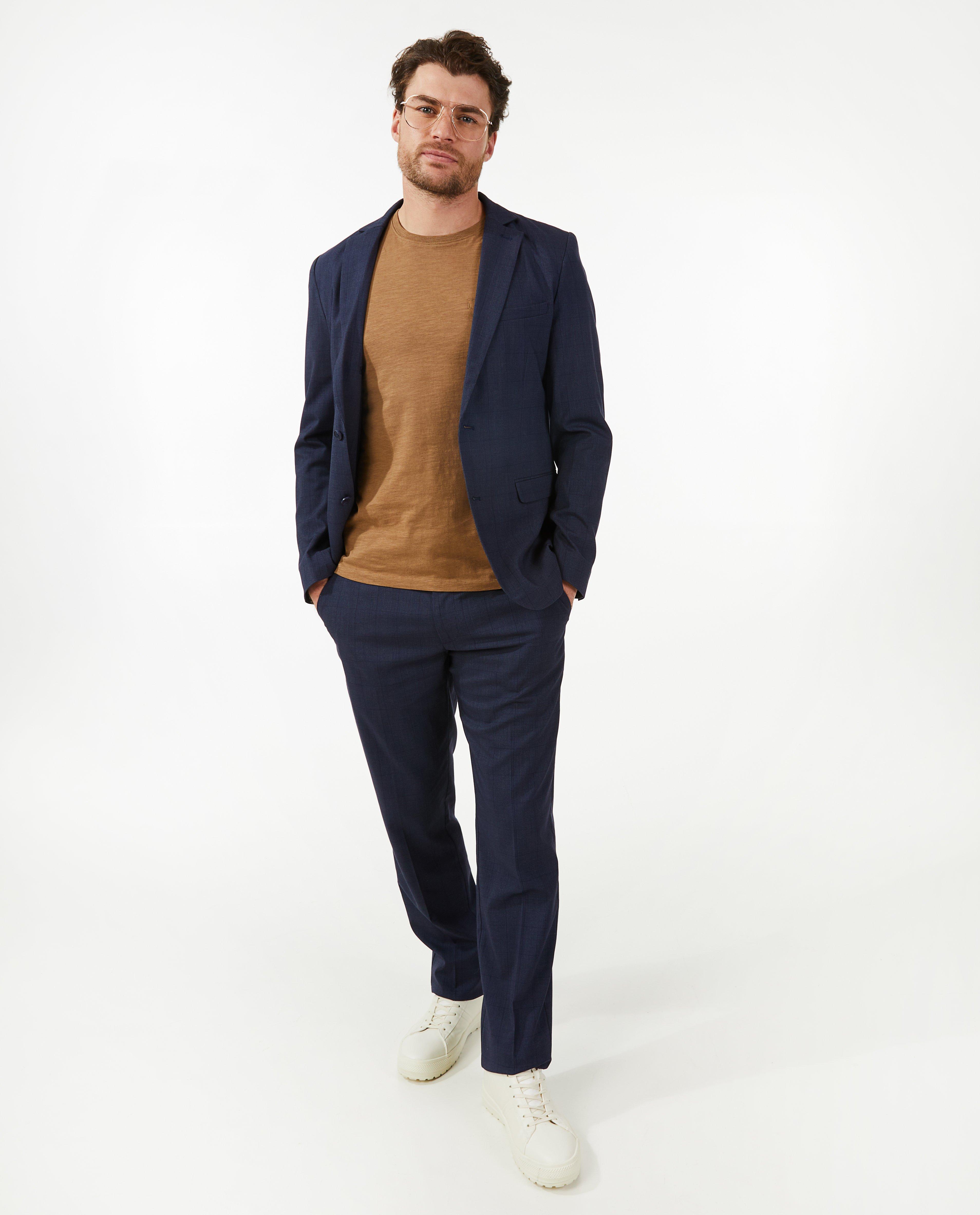 Pantalon de costume à carreaux - null - Iveo