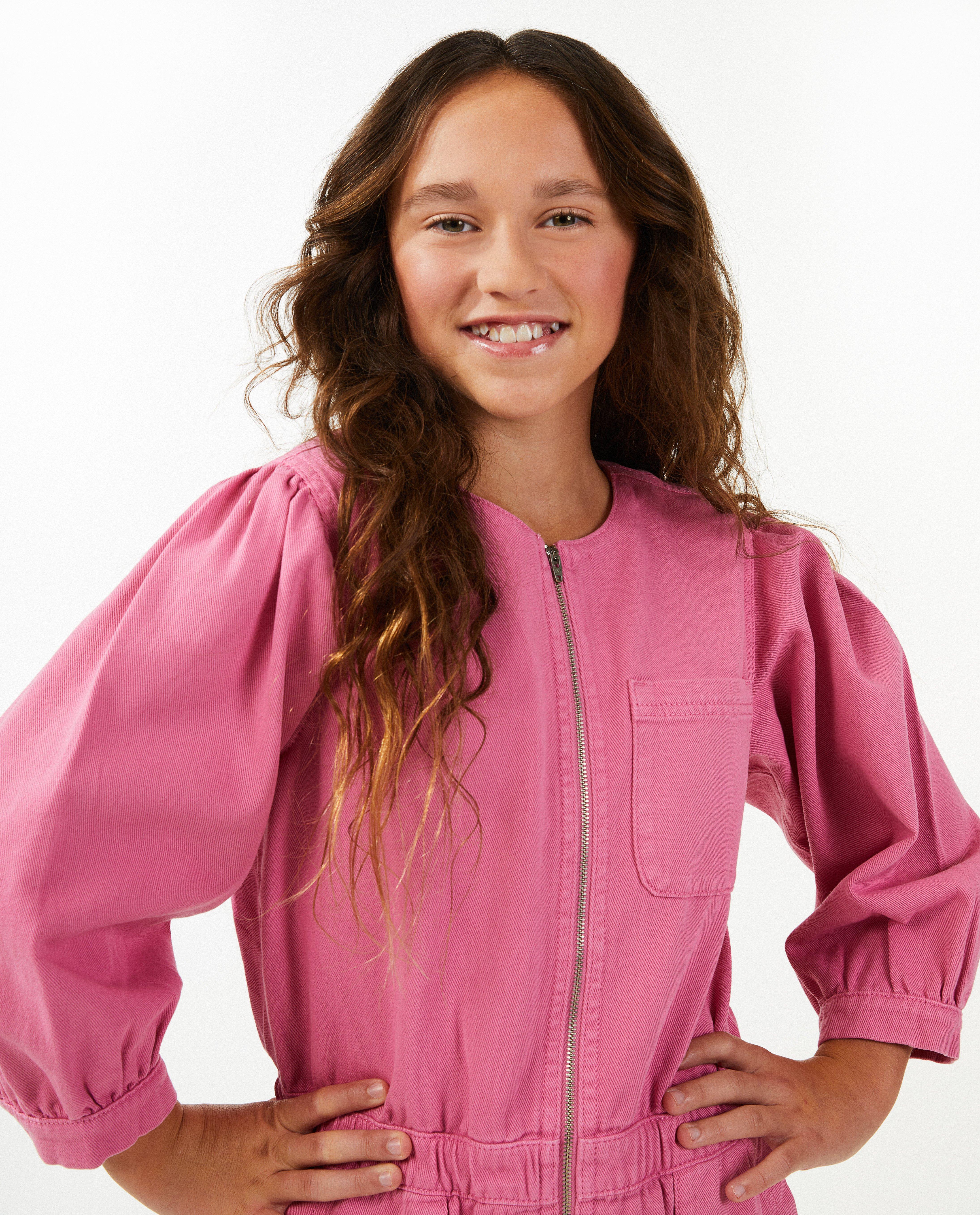 Jumpsuit - Roze jumpsuit, mom fit