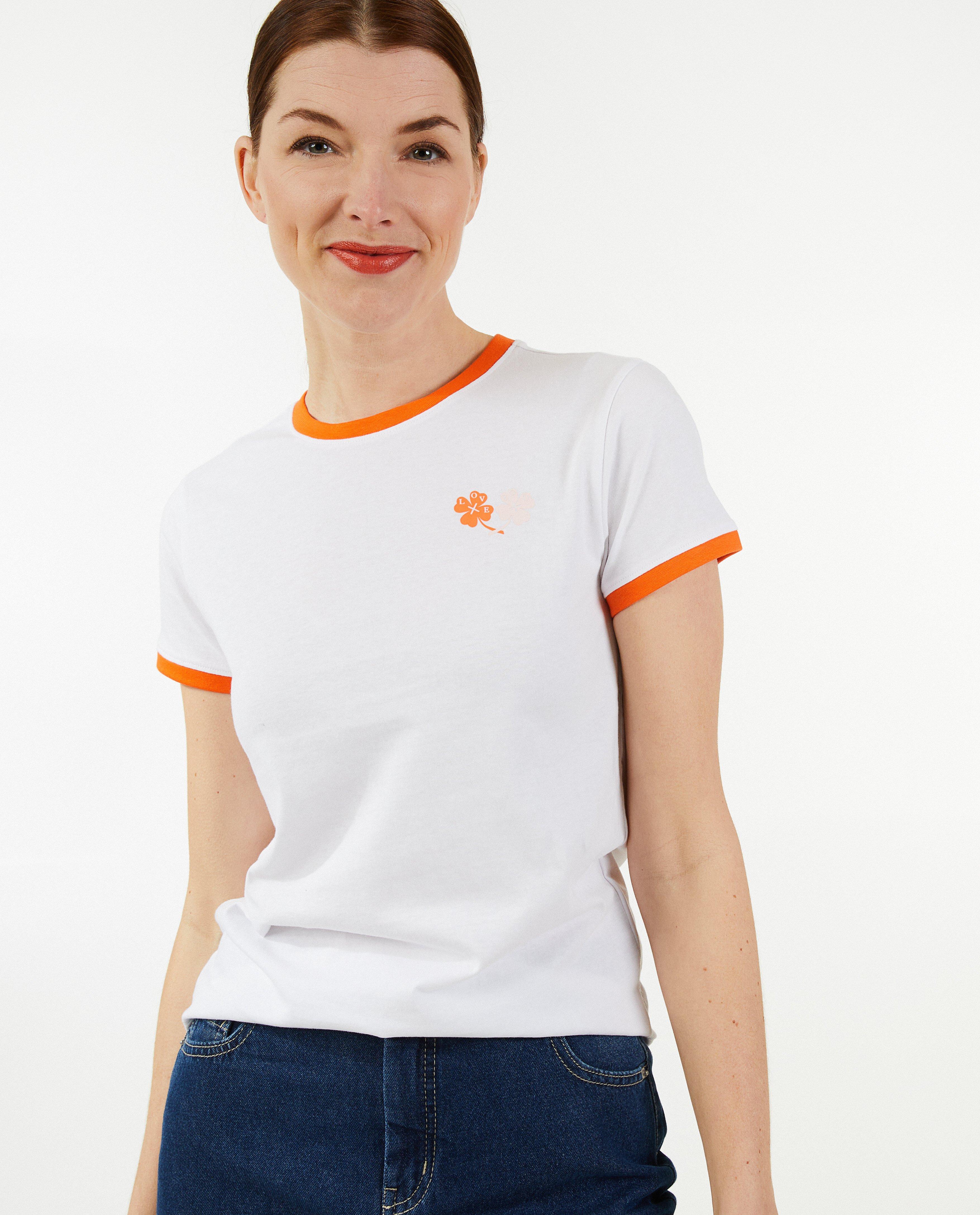 T-shirts - Wit T-shirt met print