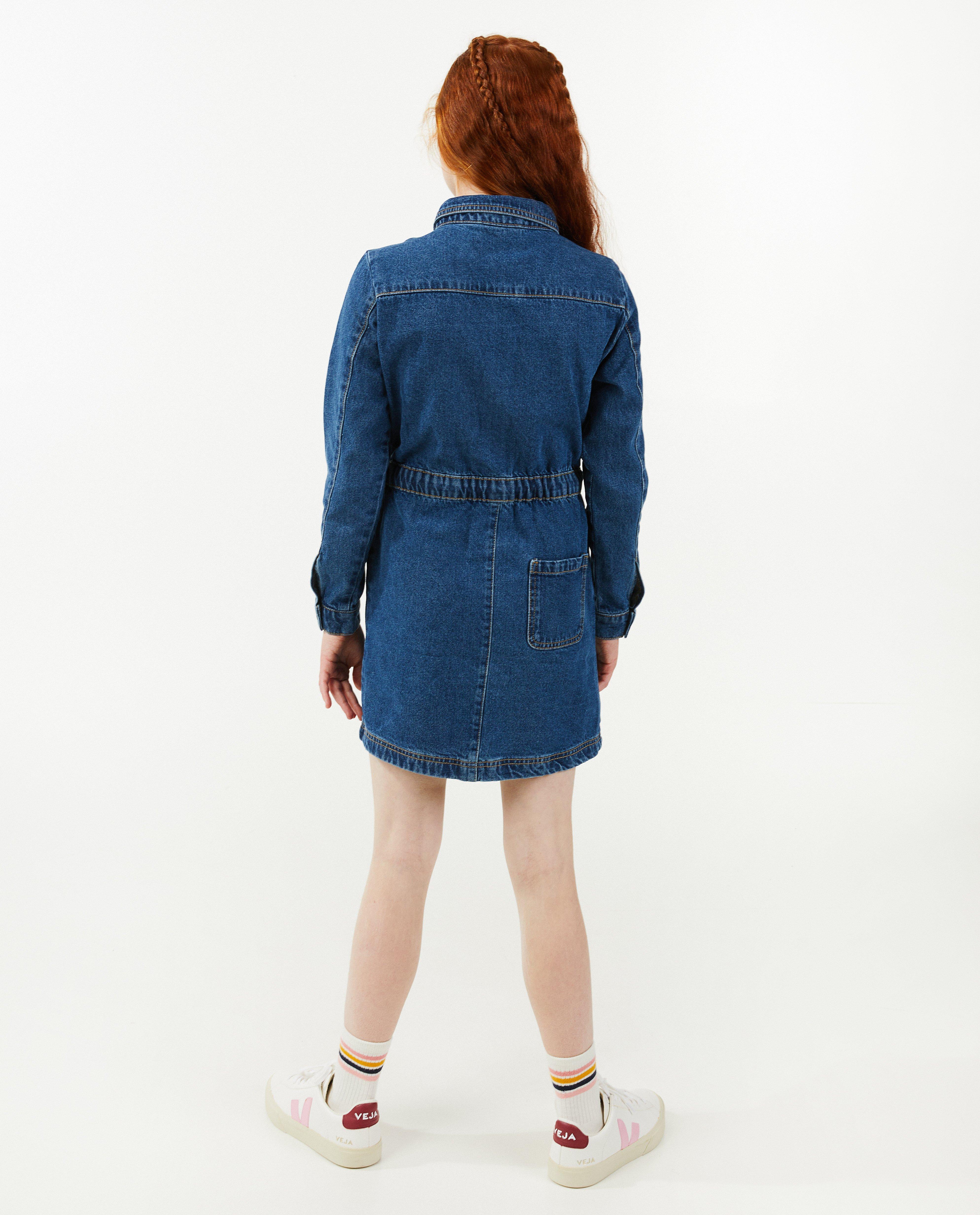 Blauwe jeansjurk - Product Detail - blauw - afbeelding nummer 3