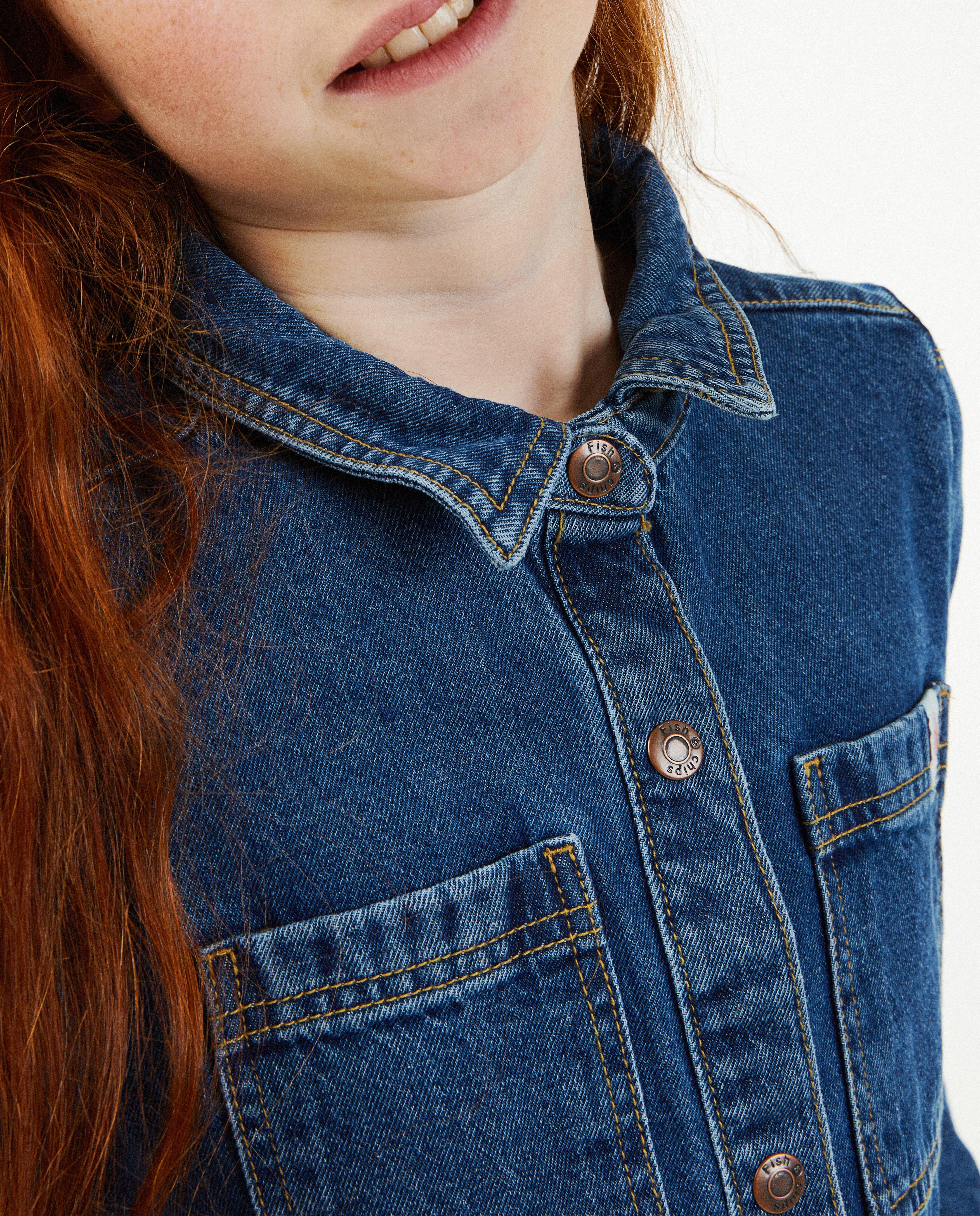Blauwe jeansjurk - Product Detail - blauw - afbeelding nummer 4