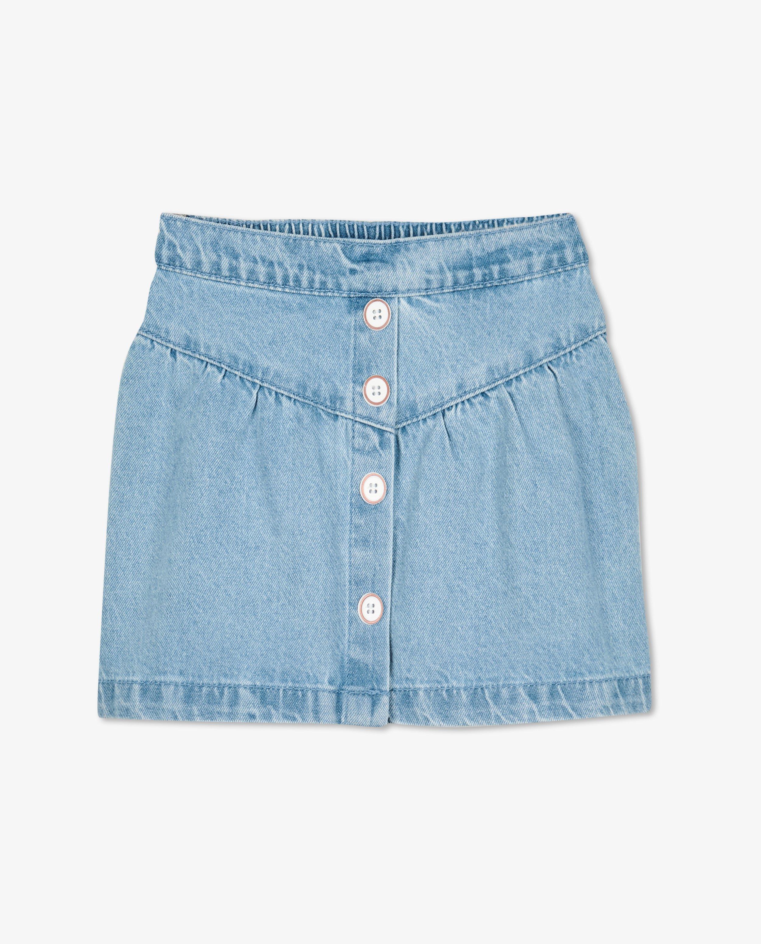 Rokken - Lichtblauwe rok van jeans