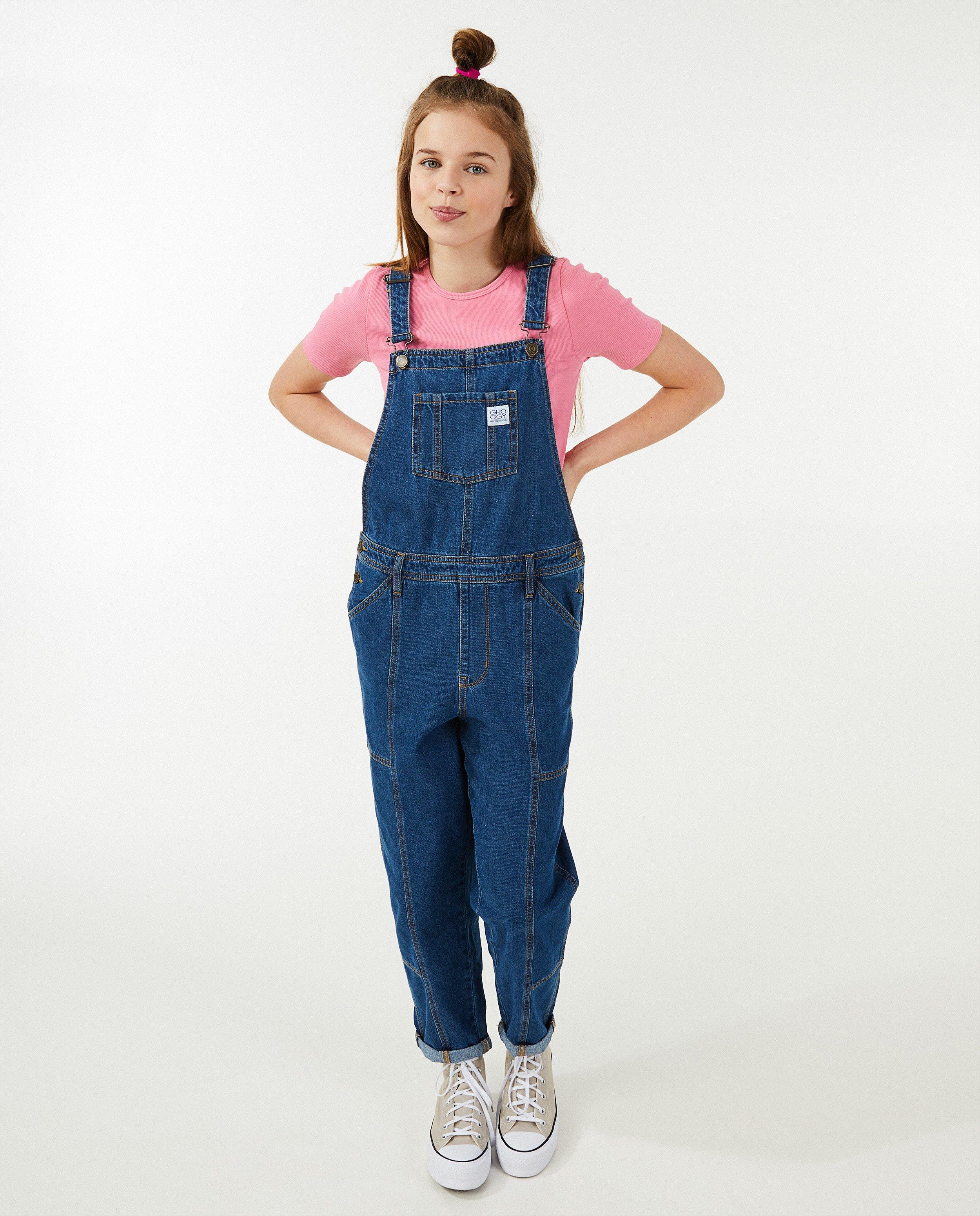 Jumpsuit - Donkerblauwe salopette
