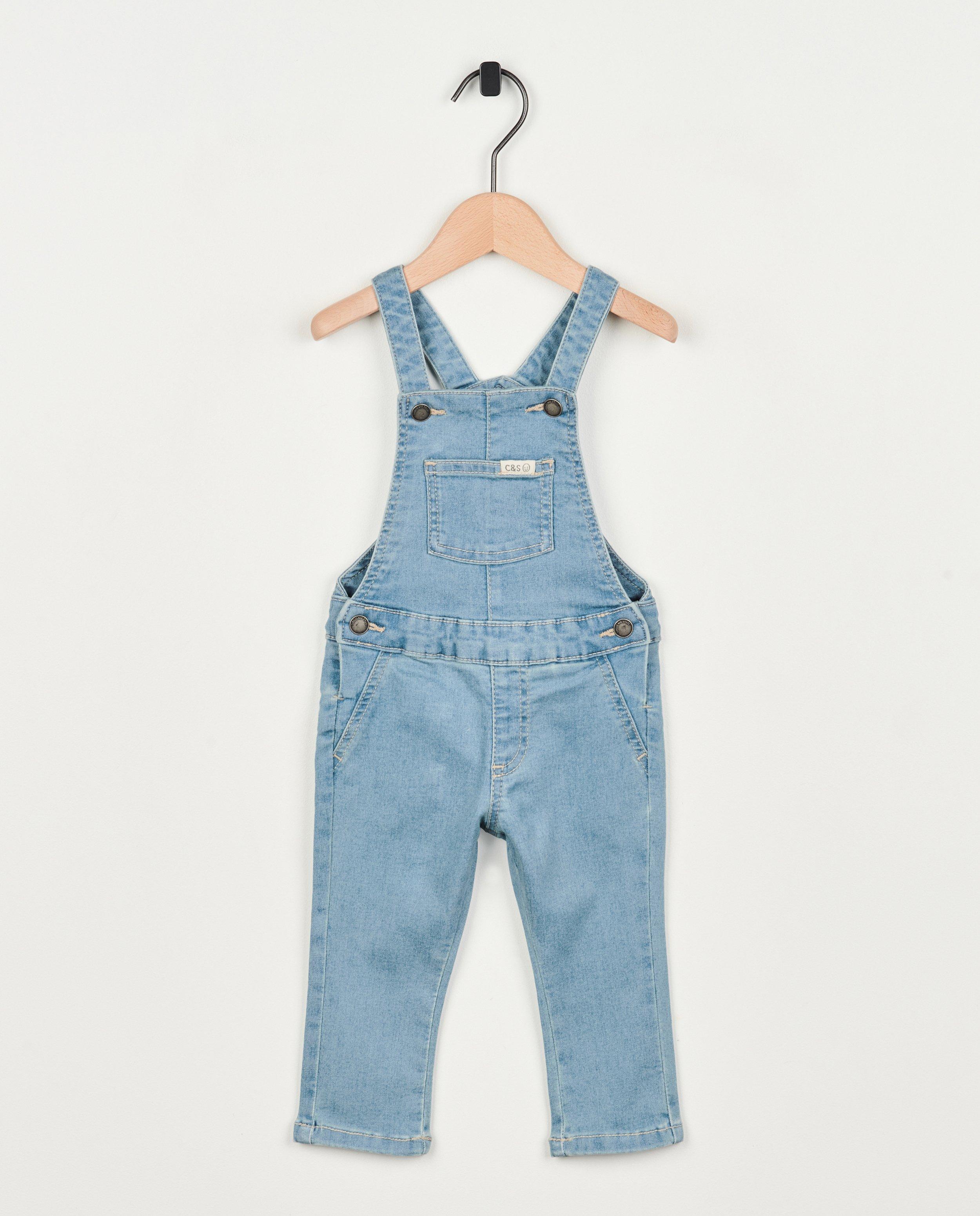 Jeans - Salopette bleu clair