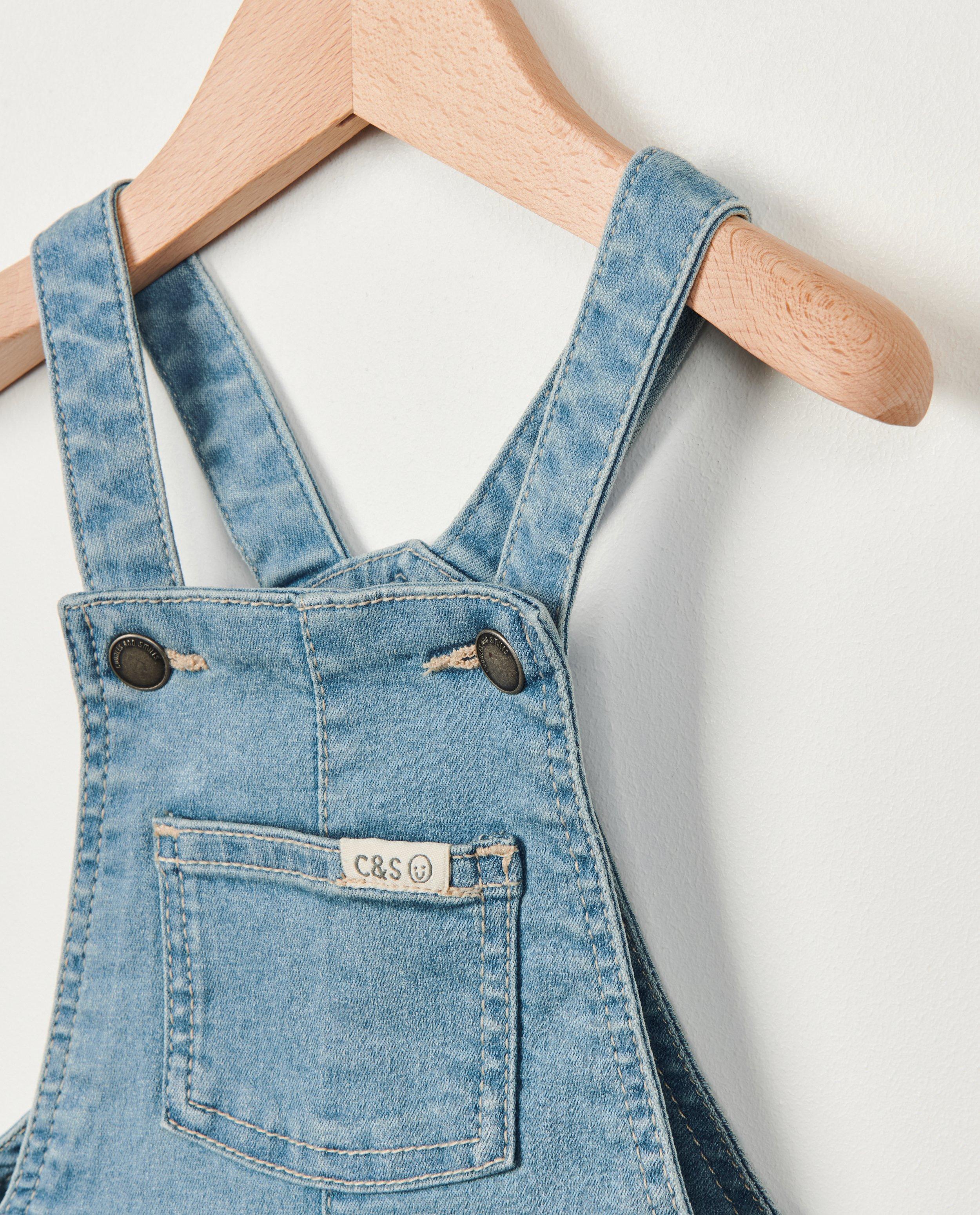 Jeans - Salopette bleu clair