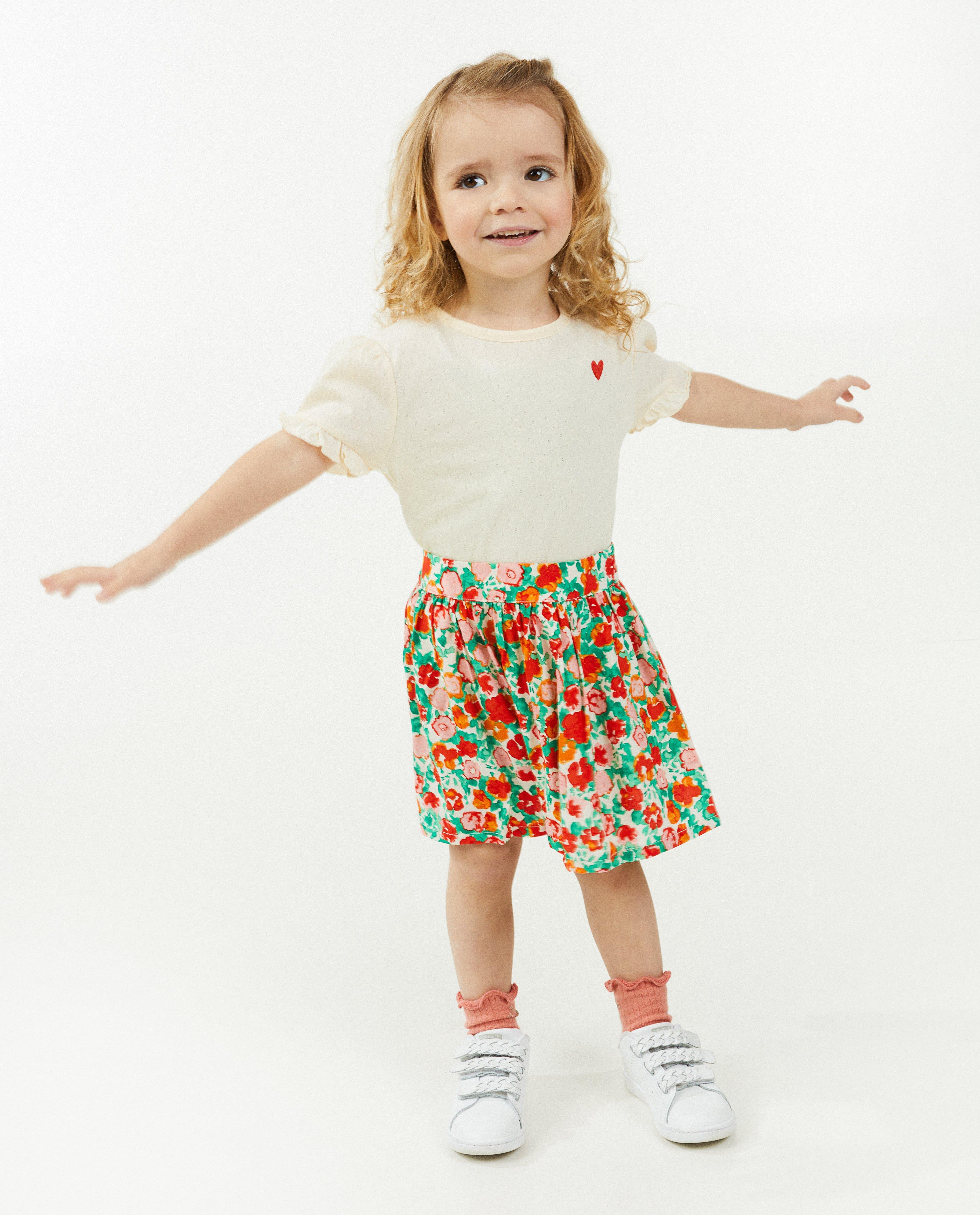 T-shirt met hartje - null - Milla Star