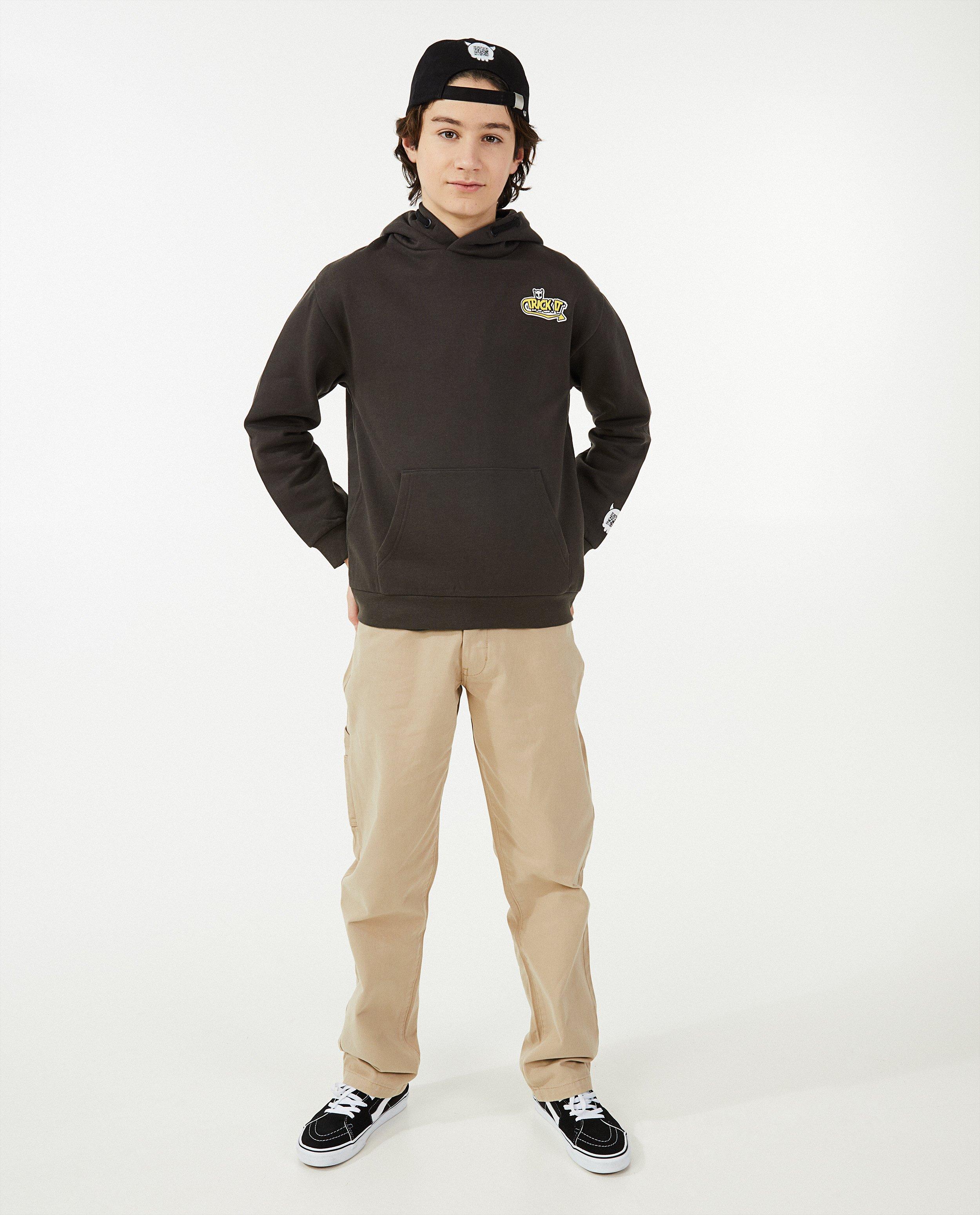 Donkerbruine hoodie - null - Trick-it
