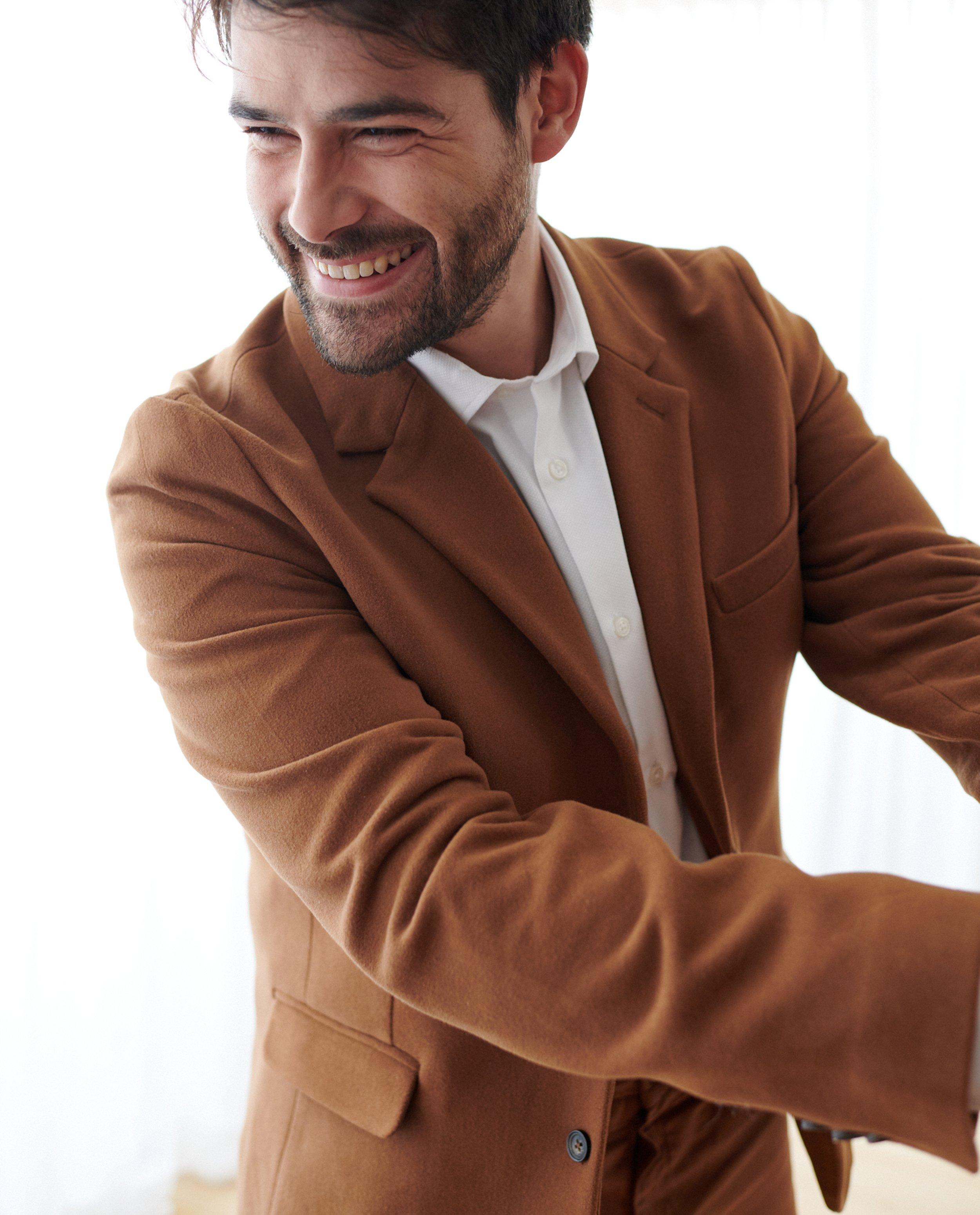 Bruine blazer - null - Nanja Massy