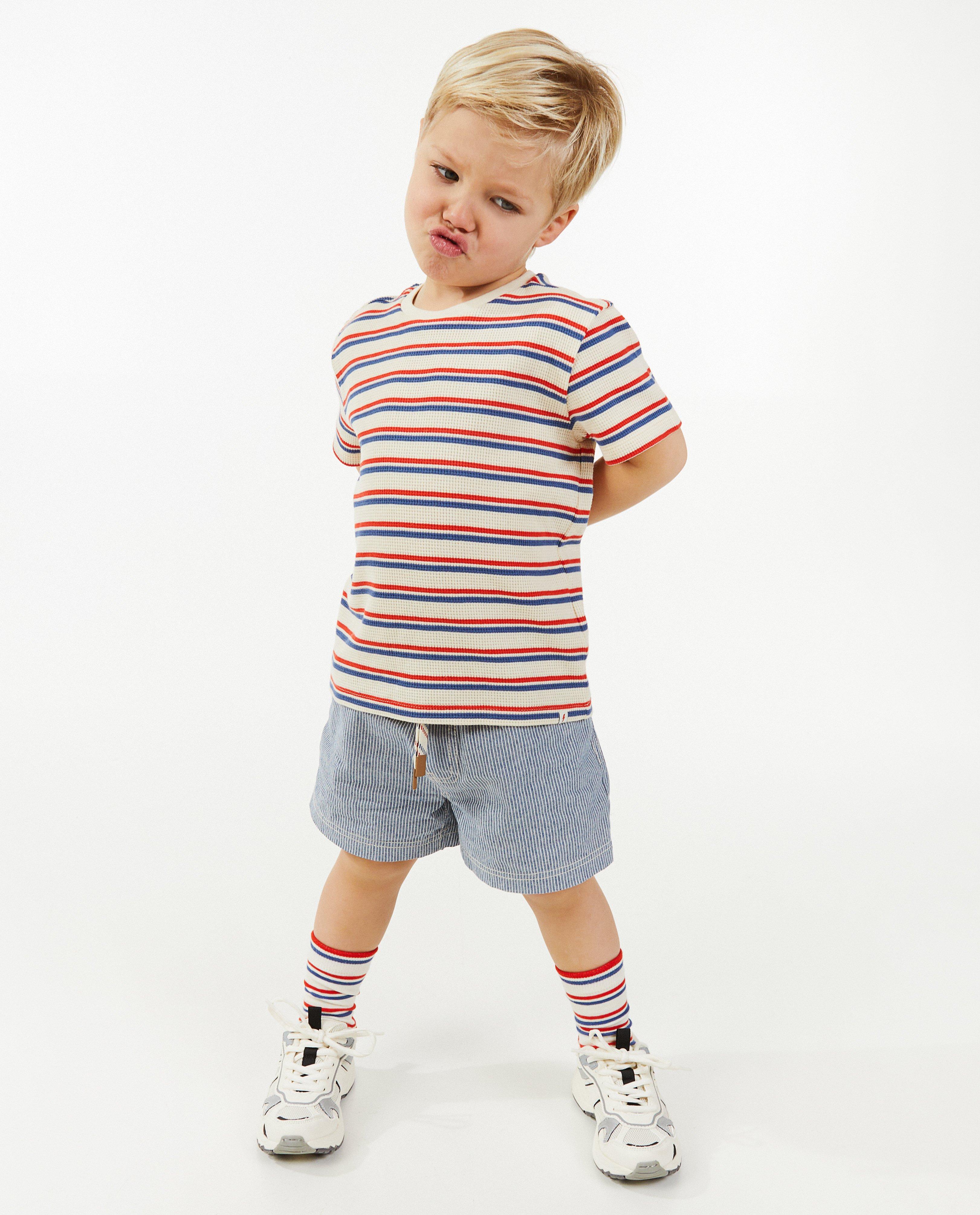T-shirt met strepen - null - Kidz Nation