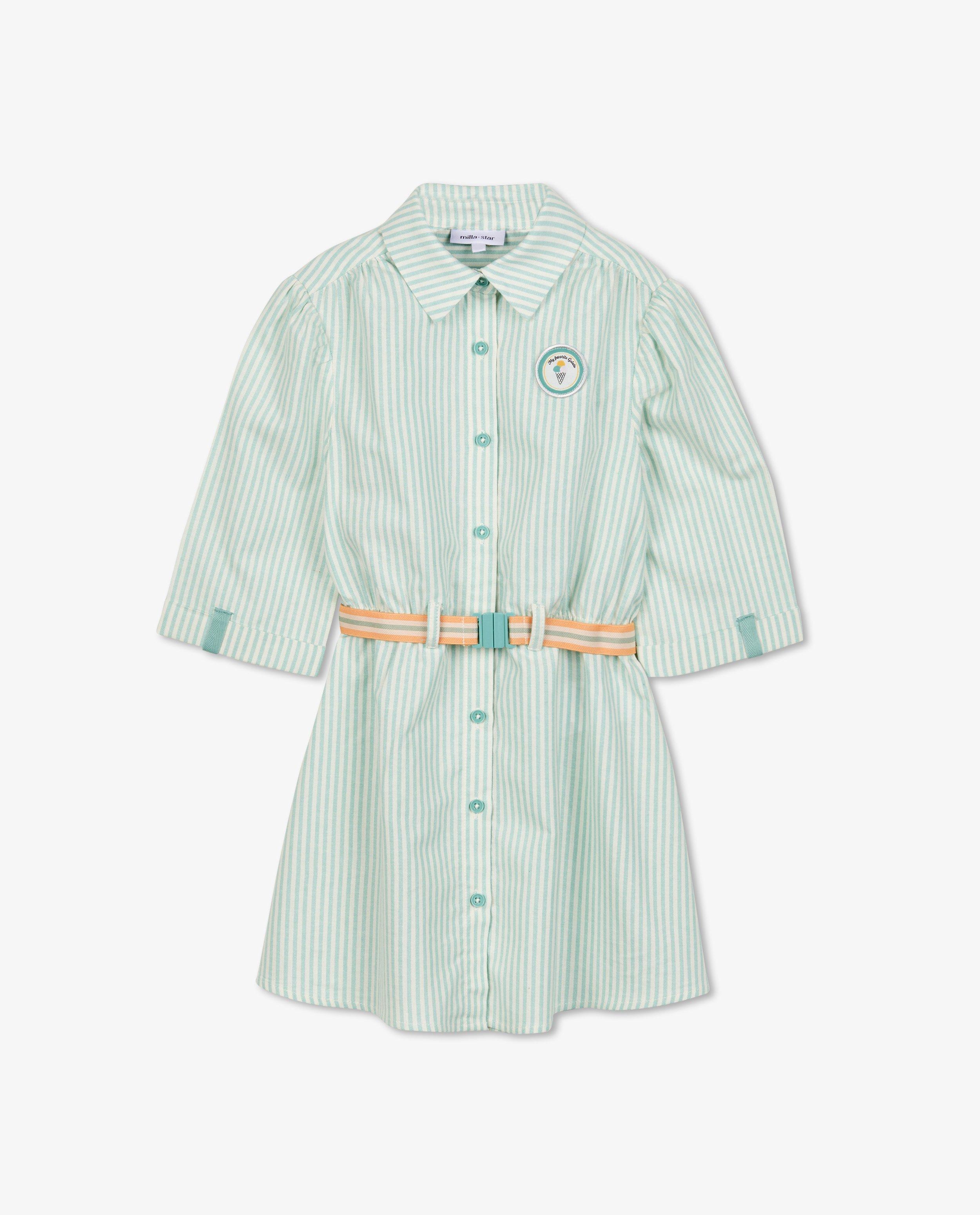 Robes - Robe rayée en coton