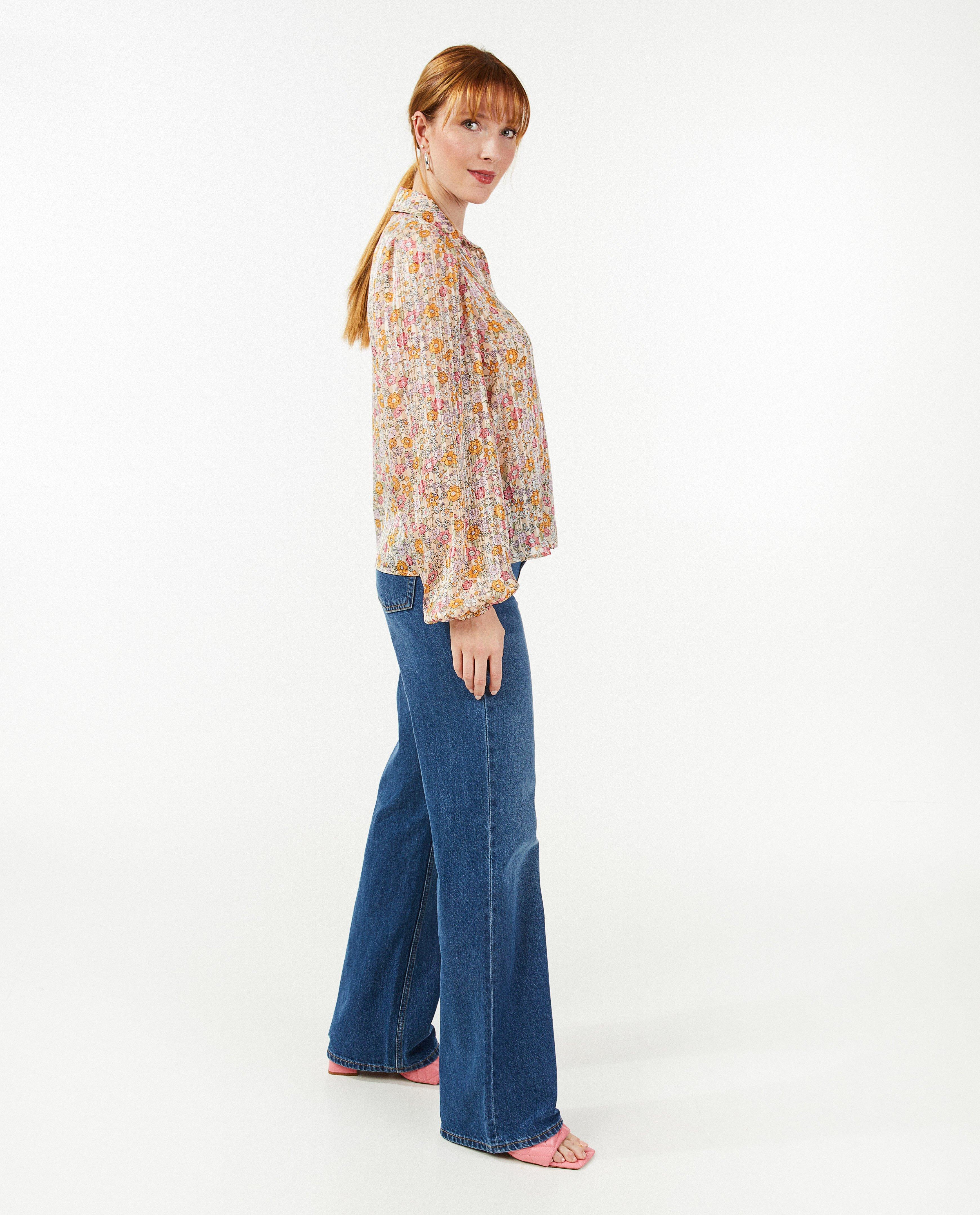 Blouse met allover print - null - Sora