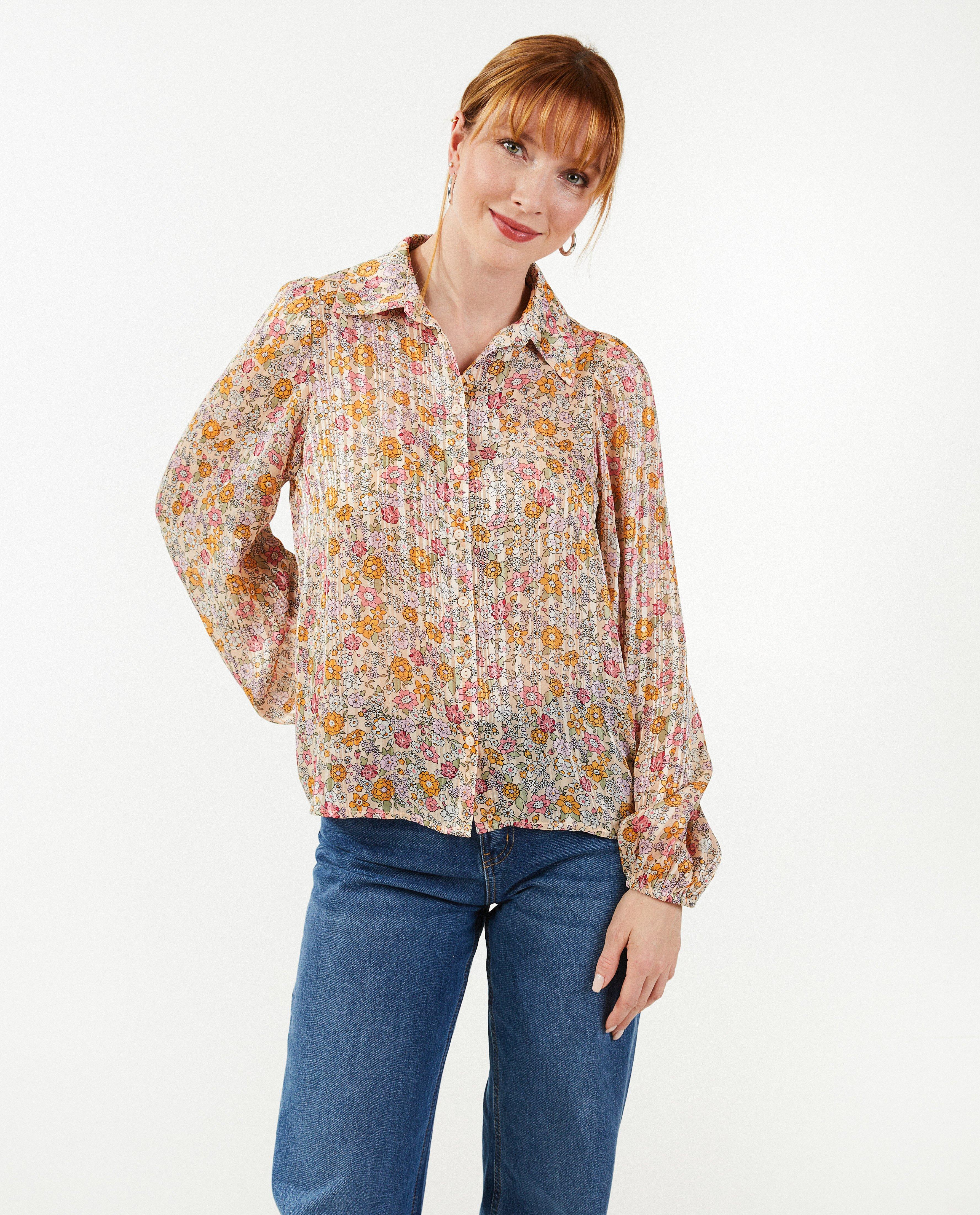 Hemden - Blouse met allover print