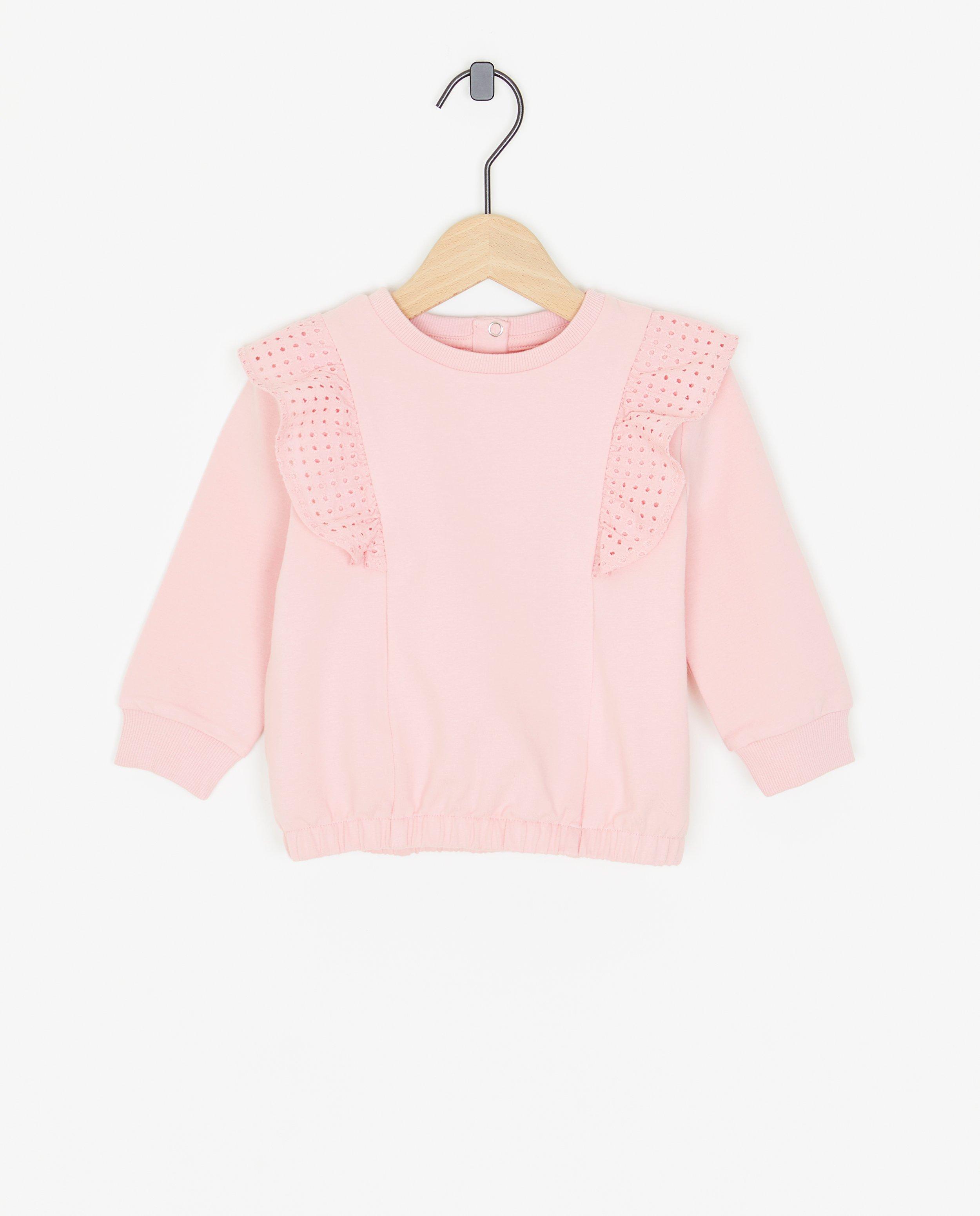 Lichtroze sweater - null - Cuddles and Smiles
