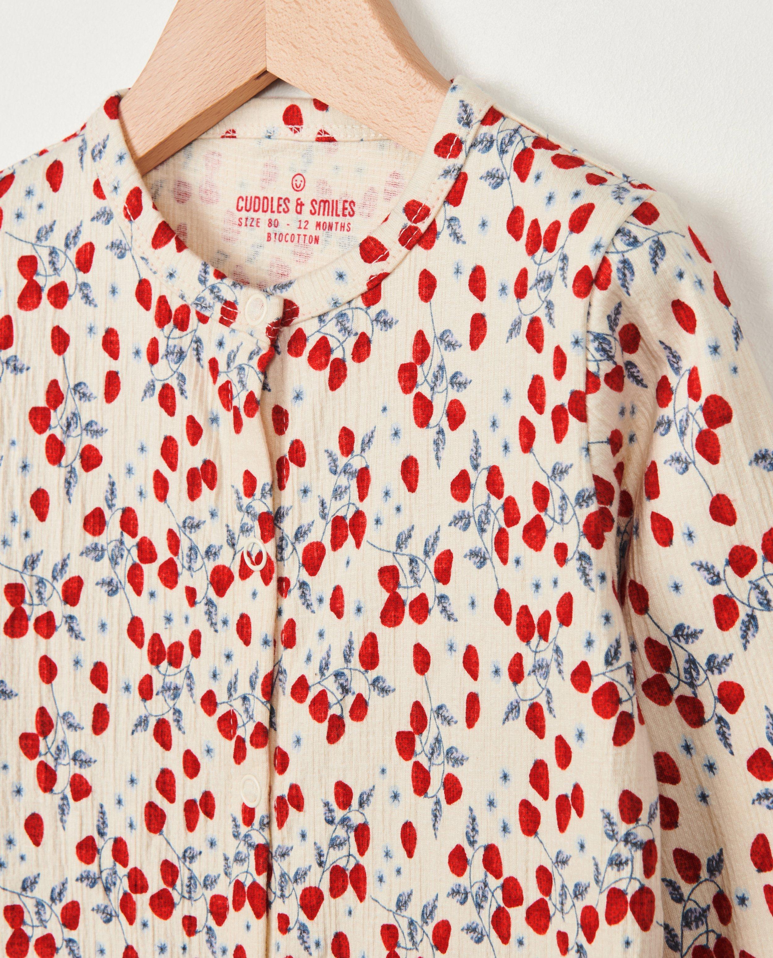 Nachtkleding - Kruippakje met aardbeiprint