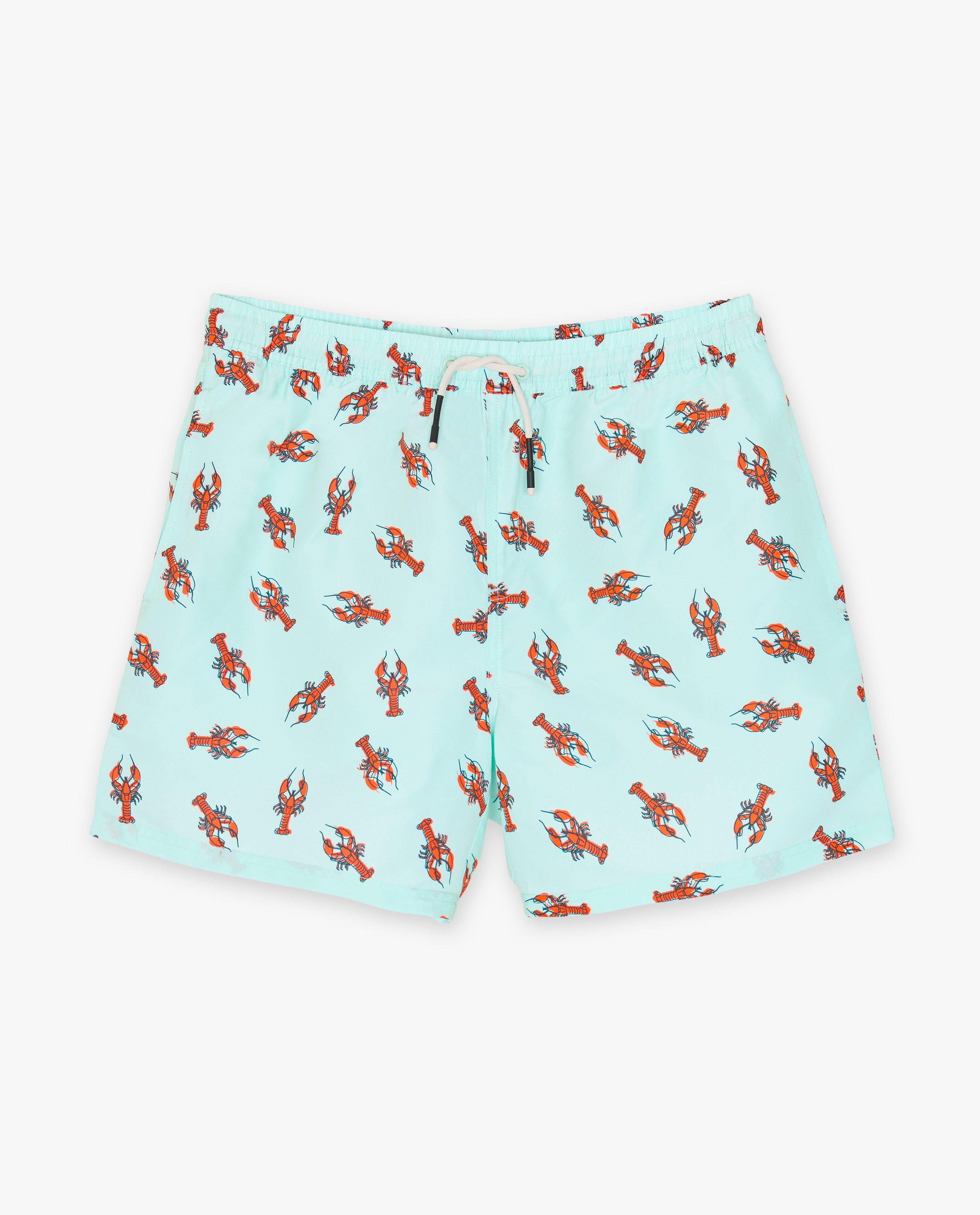 Turquoise zwemshort met print - Product Detail - lichtblauw - afbeelding nummer 5