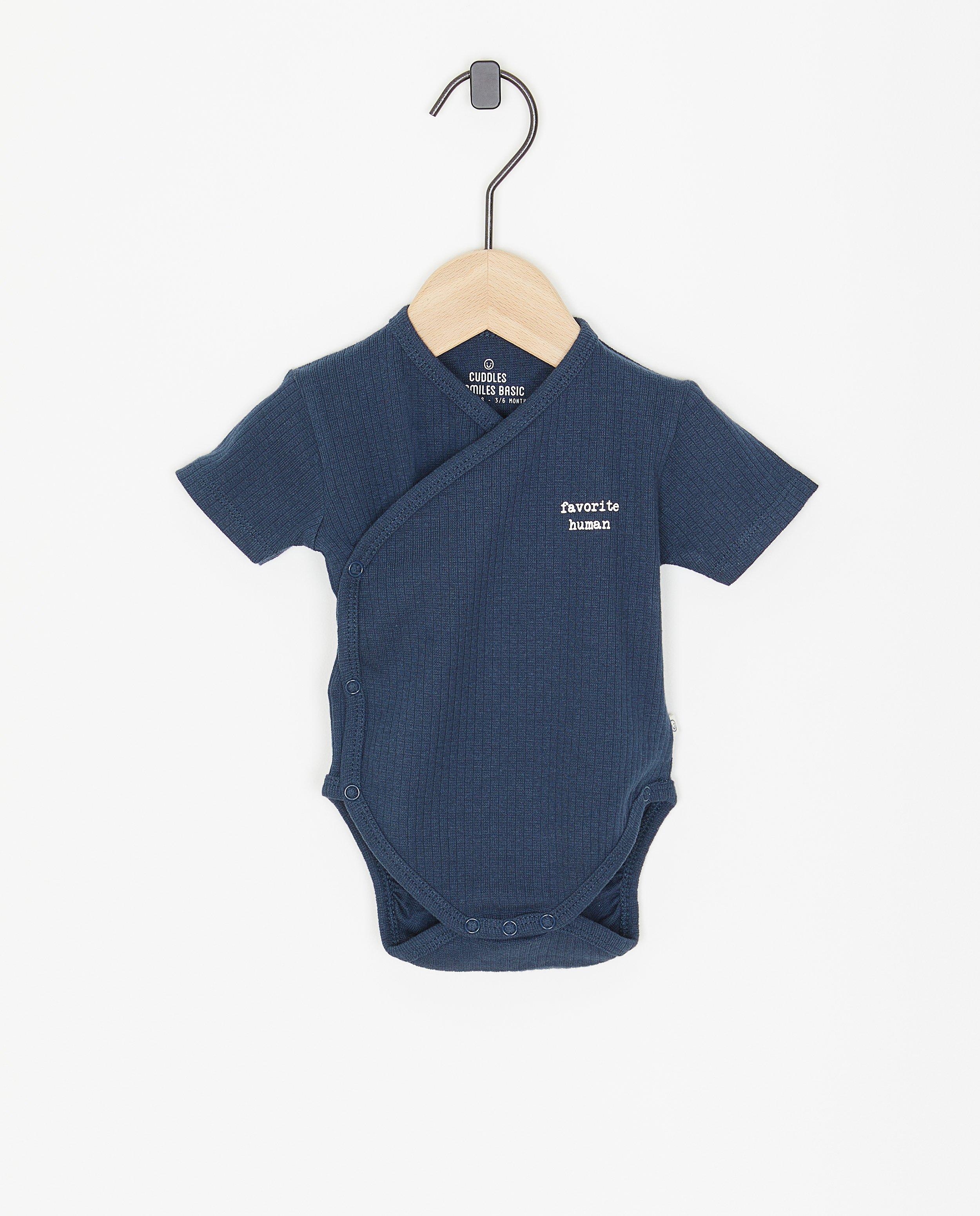 Romper met overslag - null - Newborn 50-68