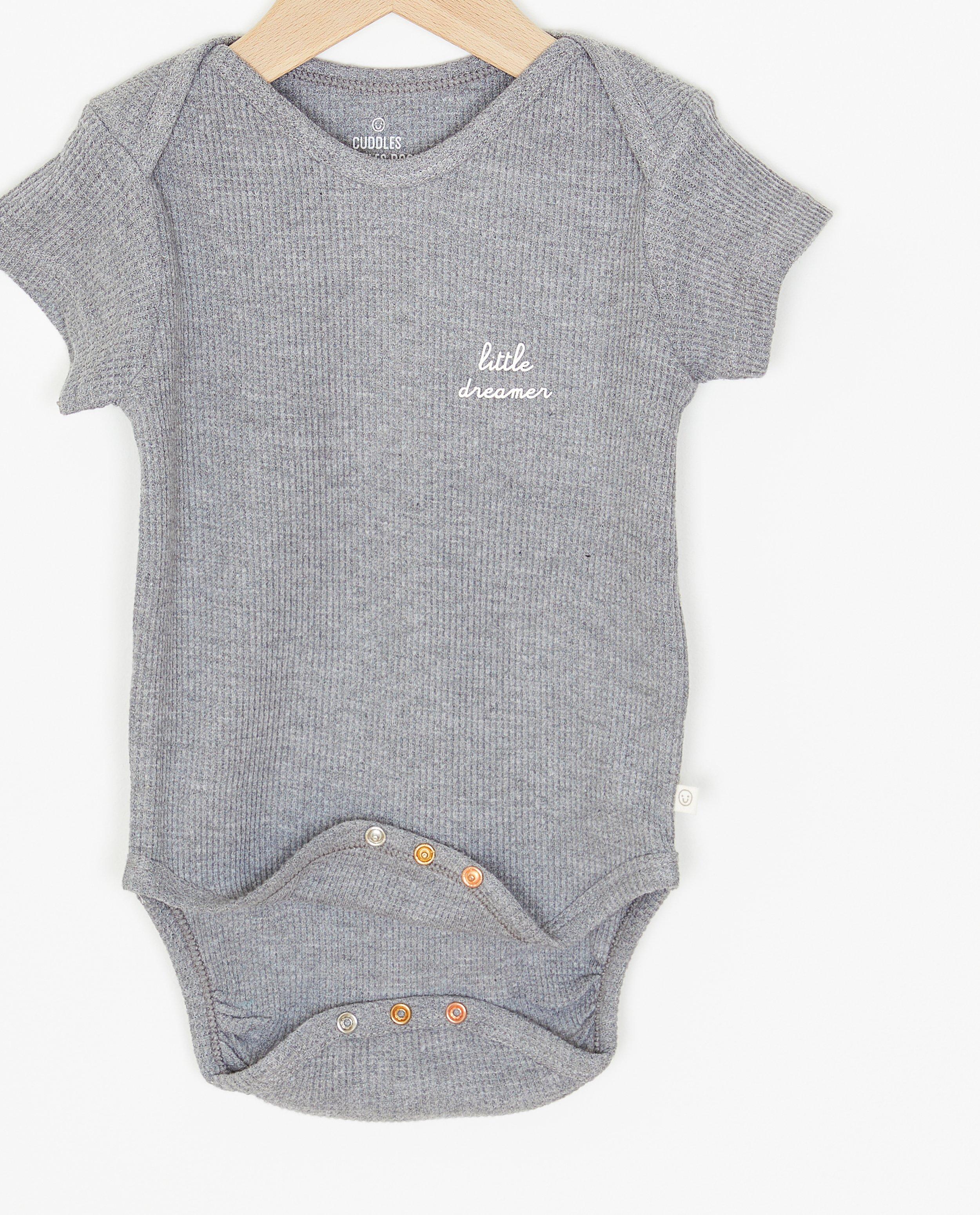 Onesies - Romper met wafelstructuur