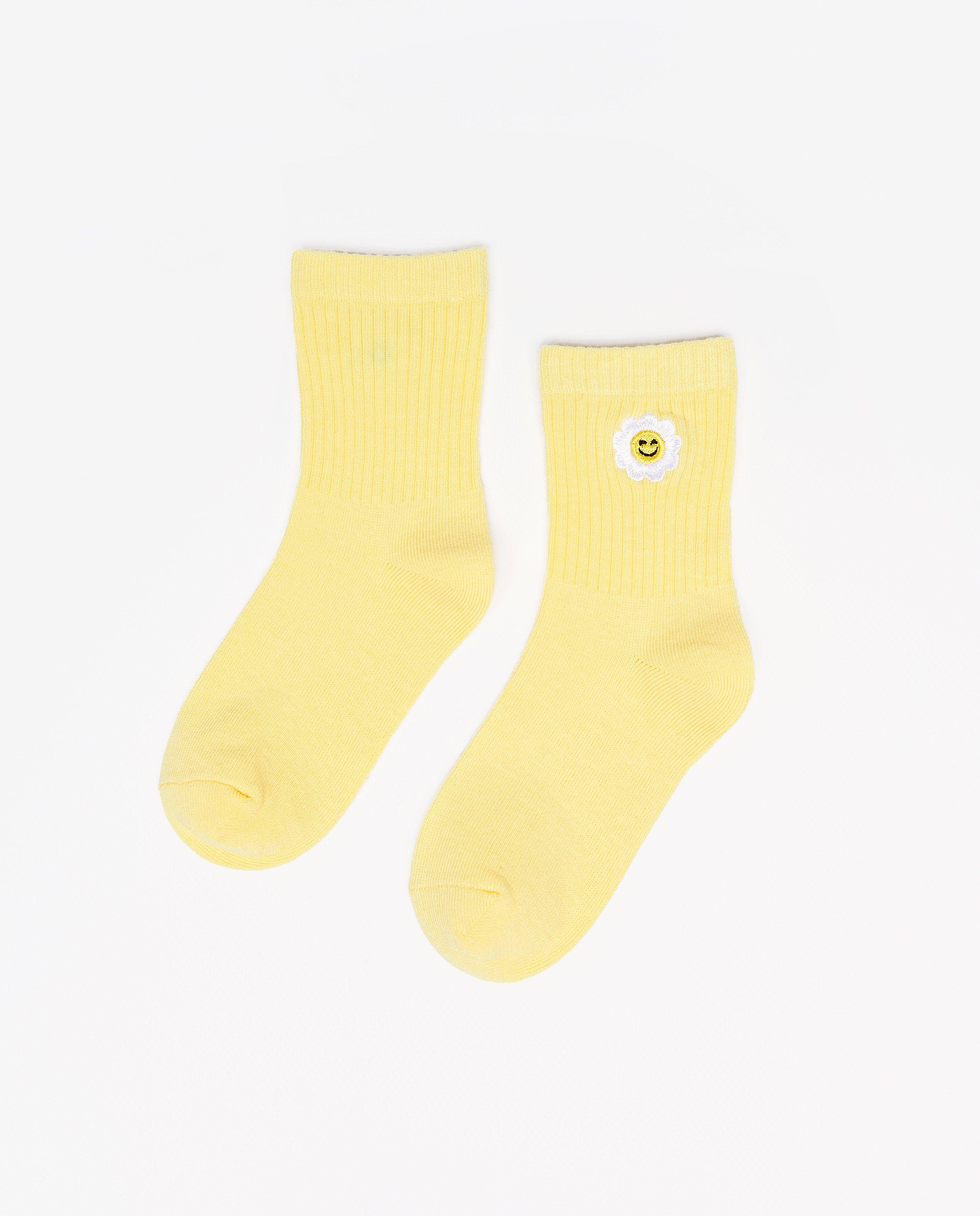 Chaussettes avec une petite fleur - null - Besties