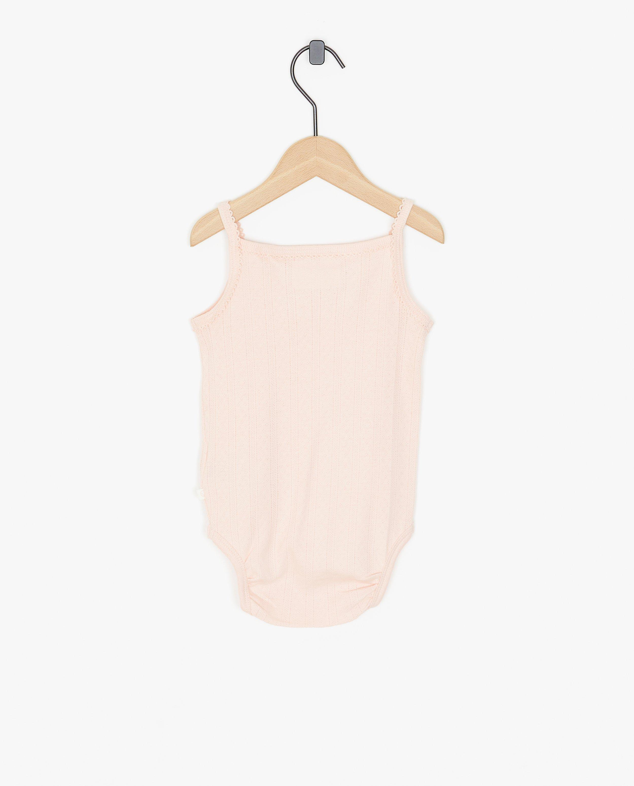 Onesies - Gele romper met ajour