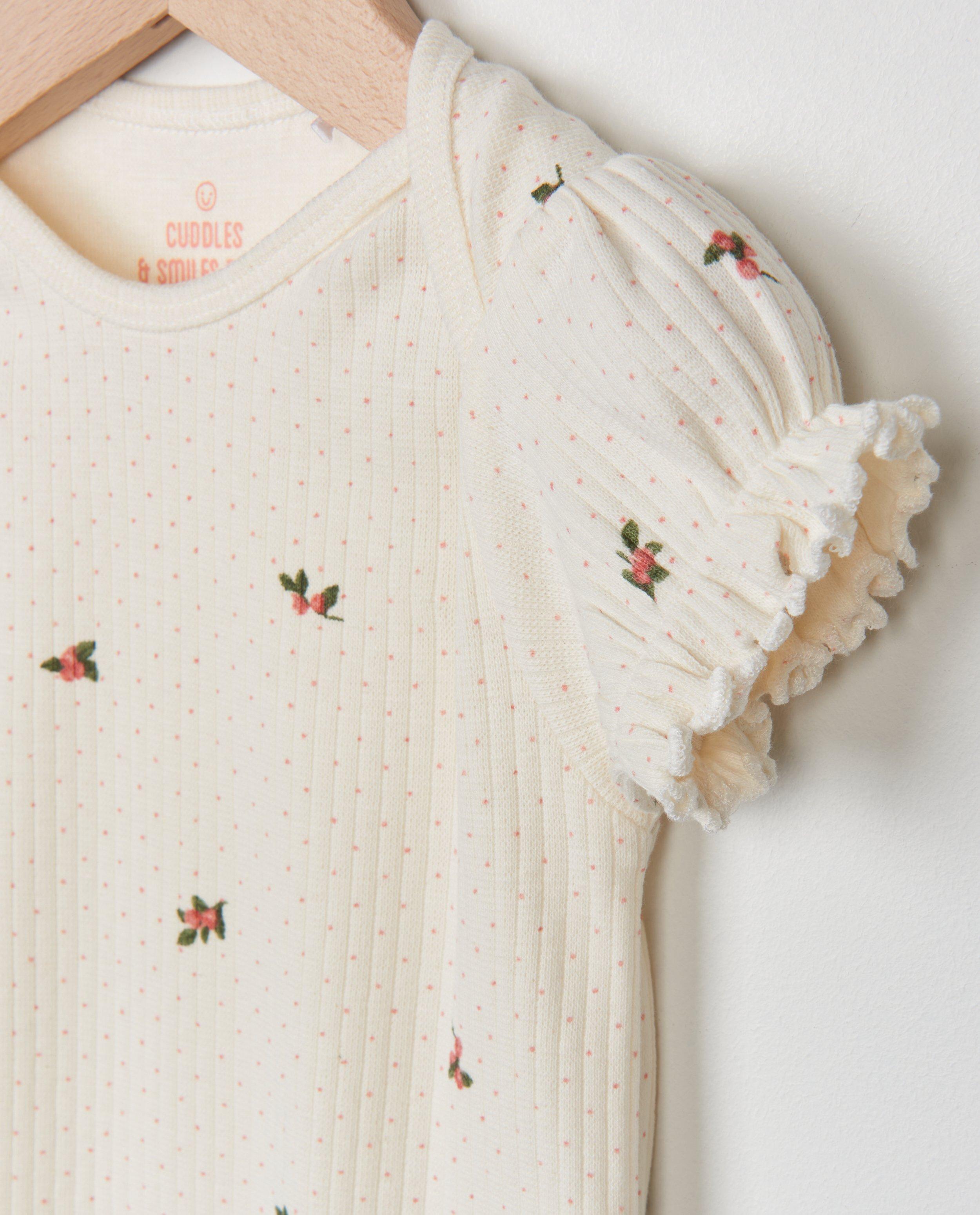 Onesies - Romper met pofmouwtjes