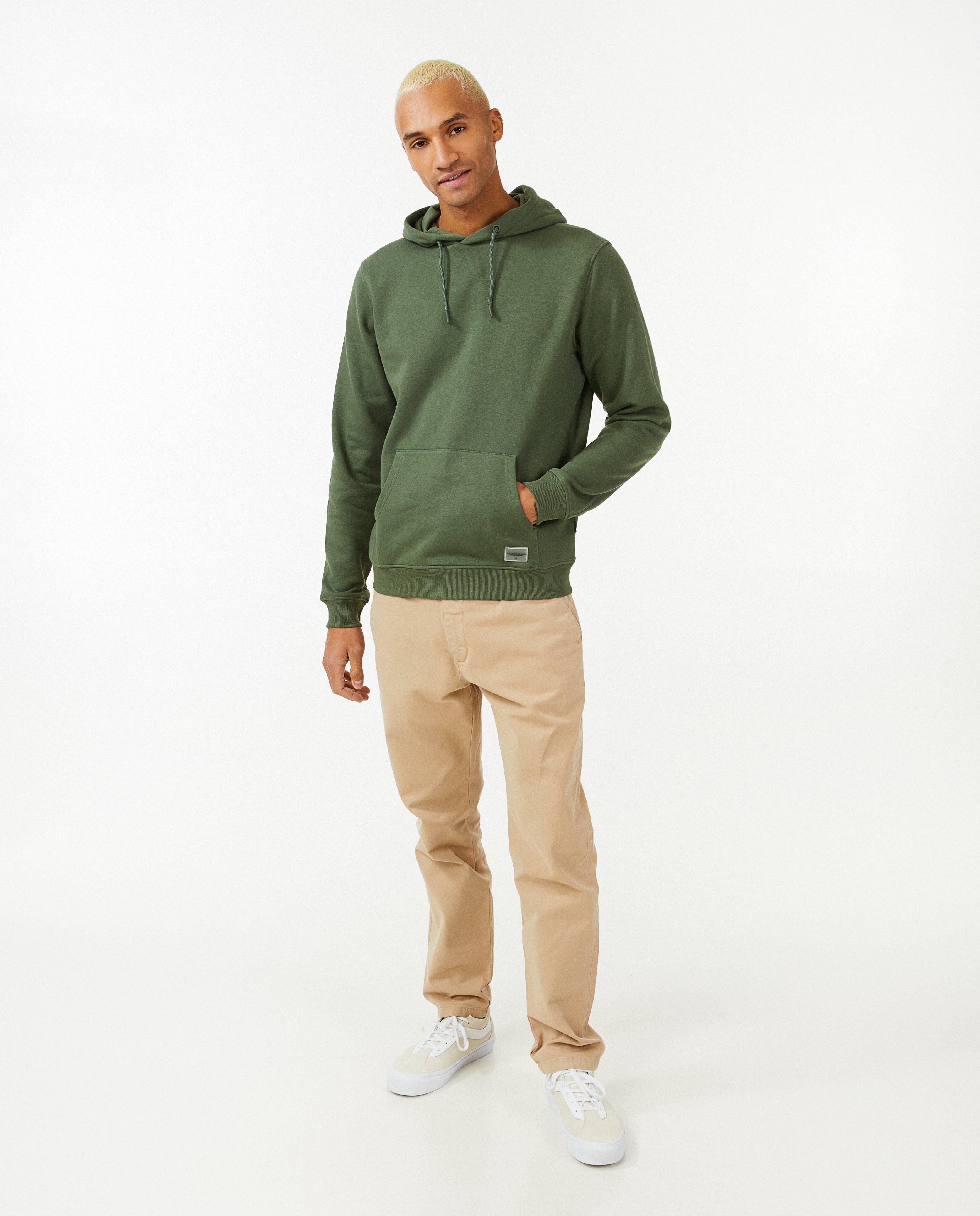Donkergroene hoodie - null - Quarterback