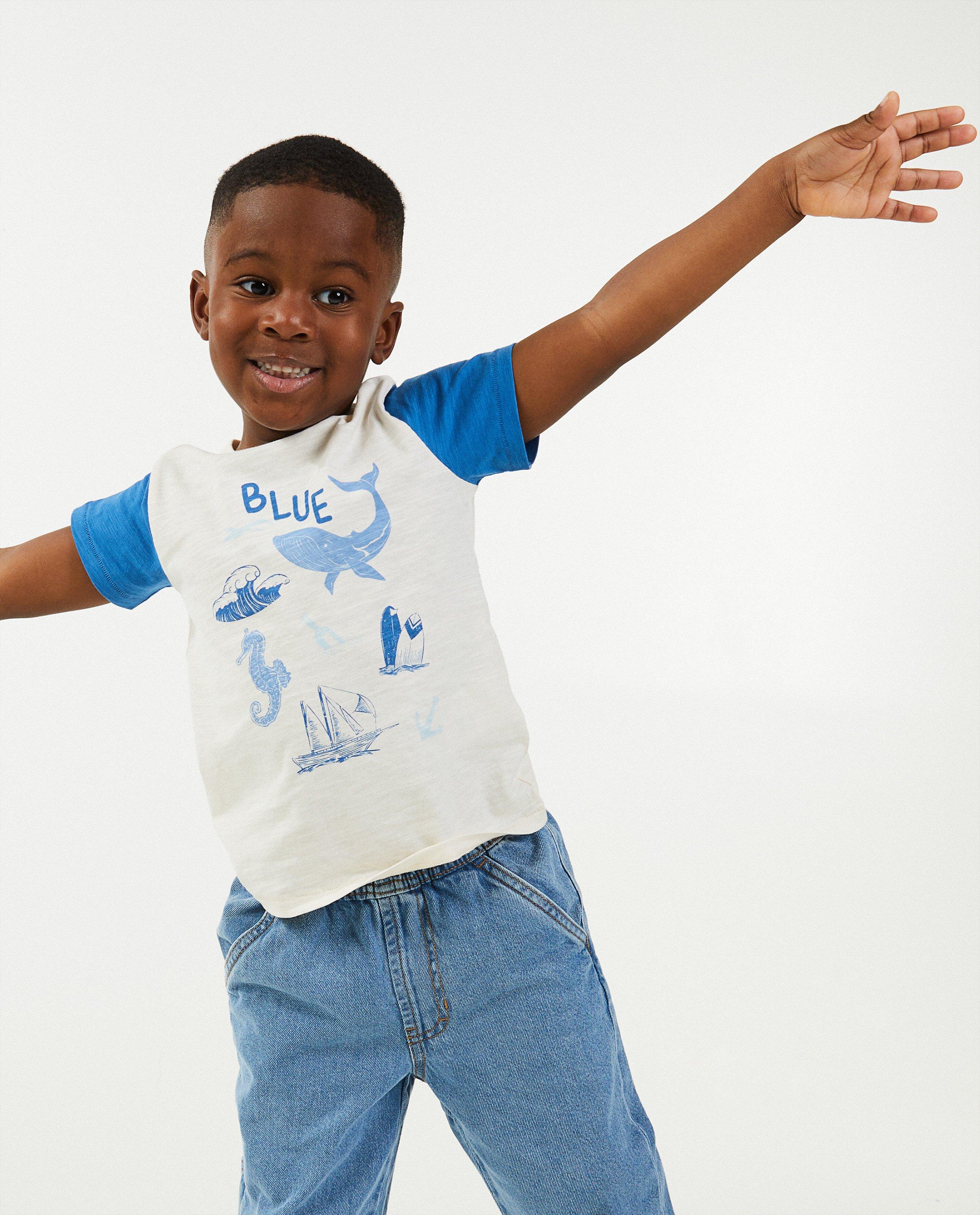 T-shirts - T-shirt met color block