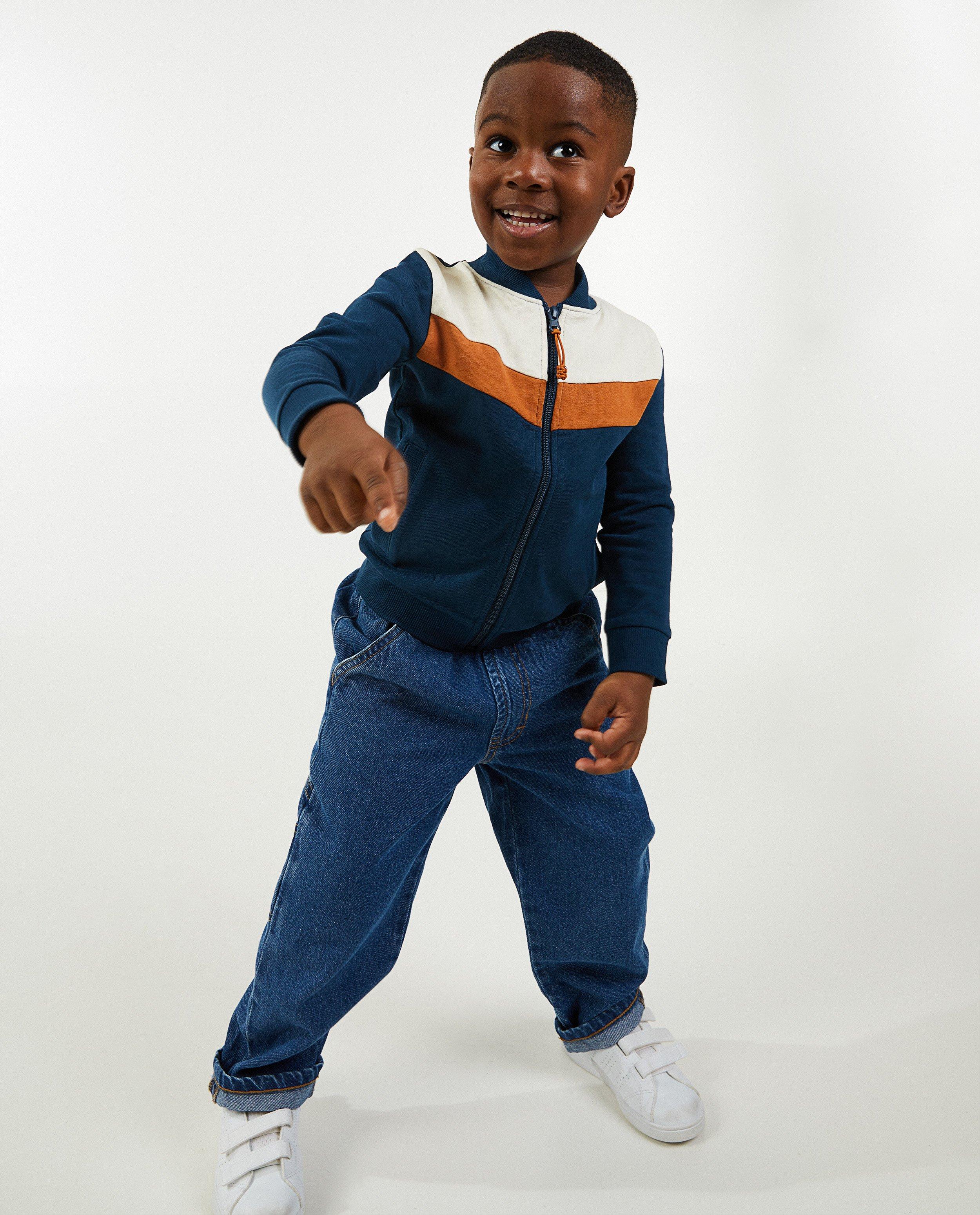 Sweatvest met color block - null - Kidz Nation
