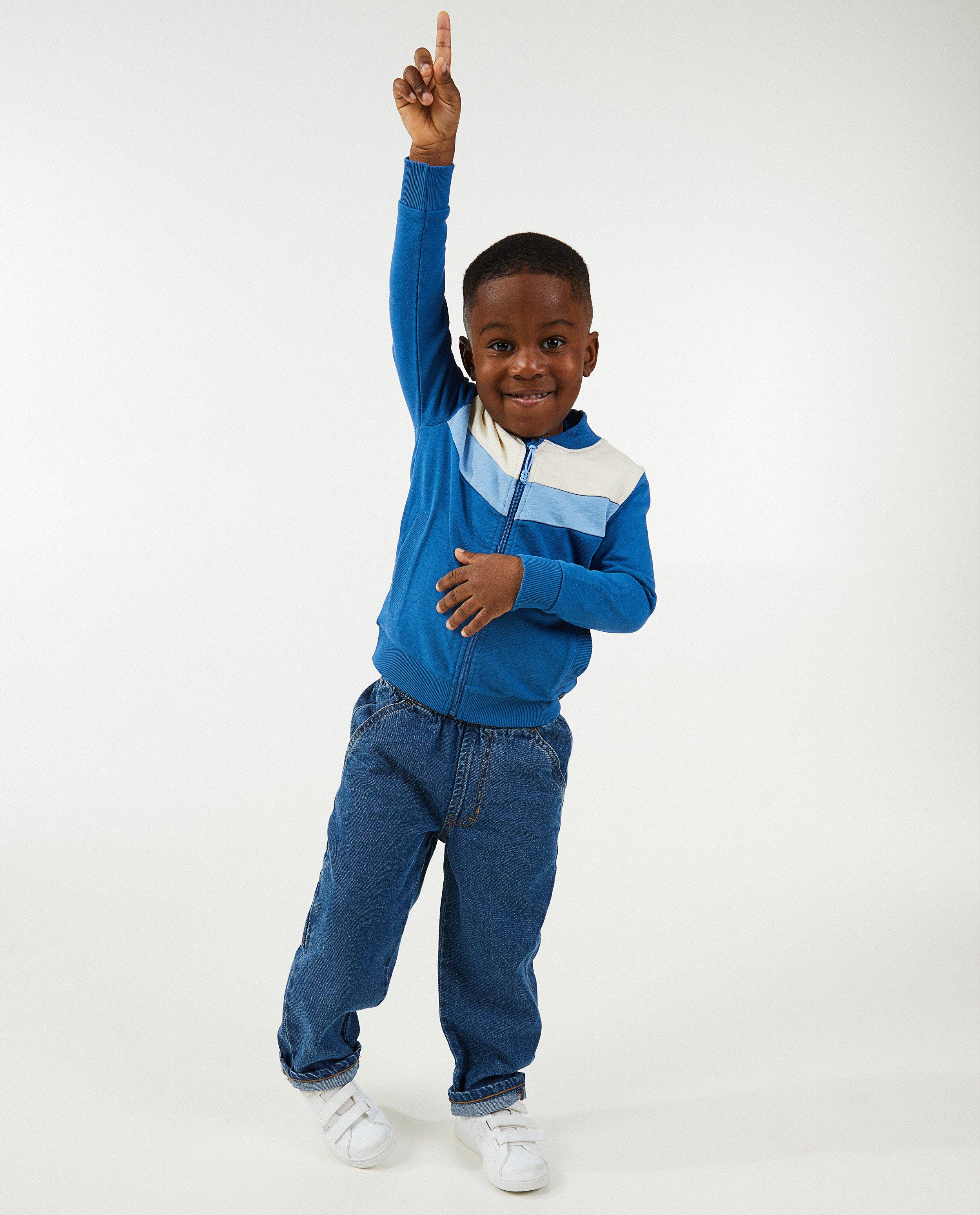 Sweatvest met color block - null - Kidz Nation