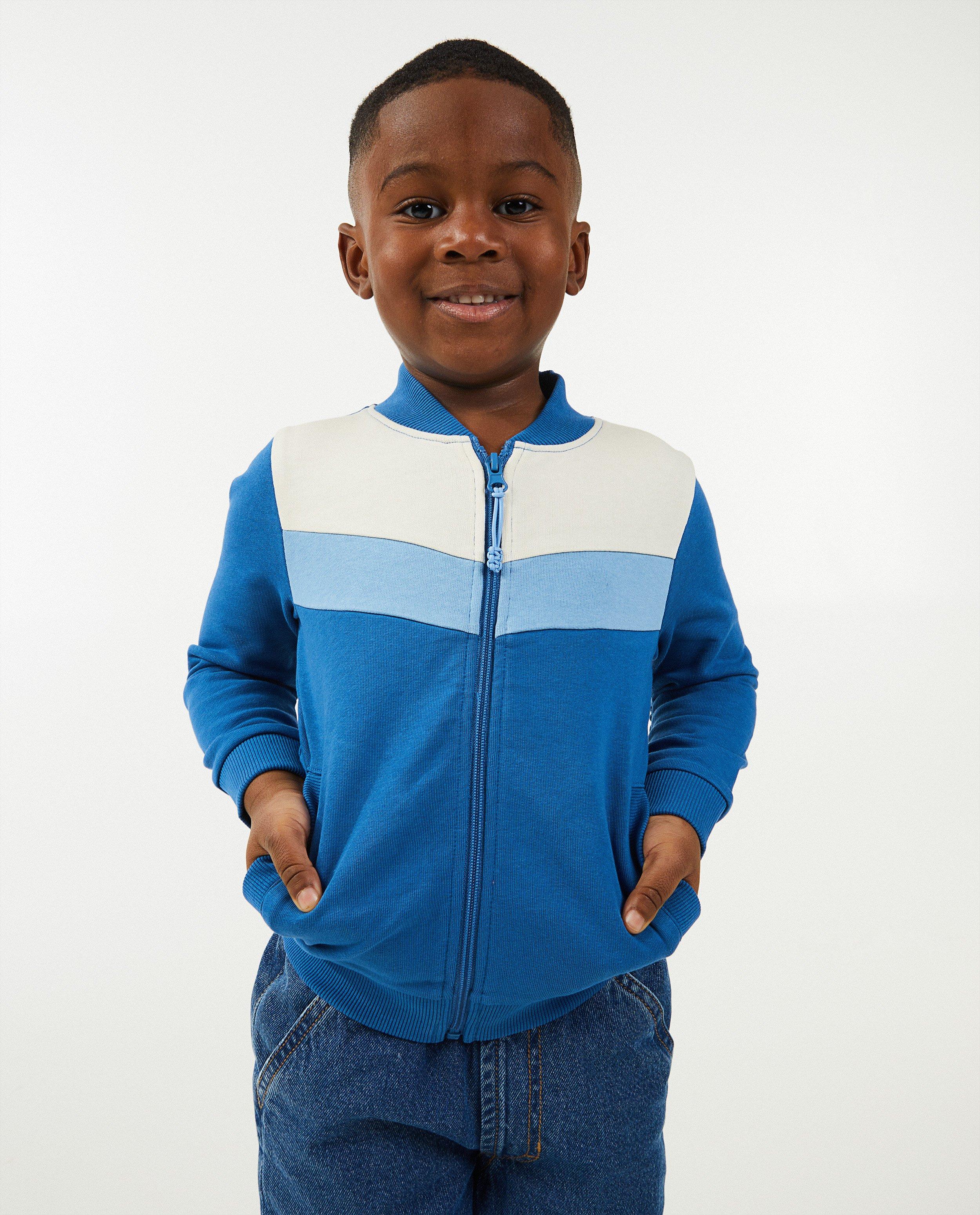 Cardigan - Sweatvest met color block