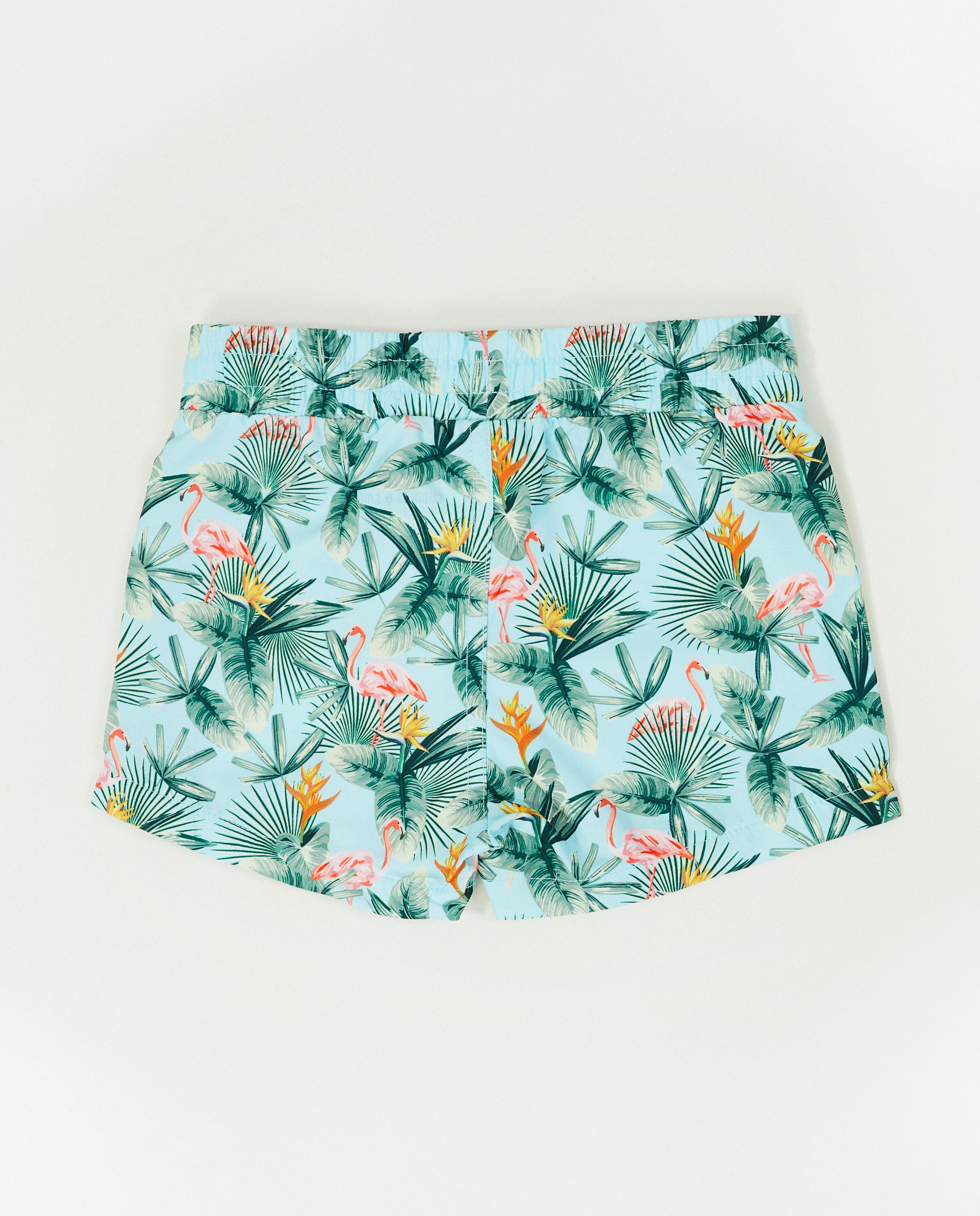 Maillots de bain - Slip de bain imprimé tropical