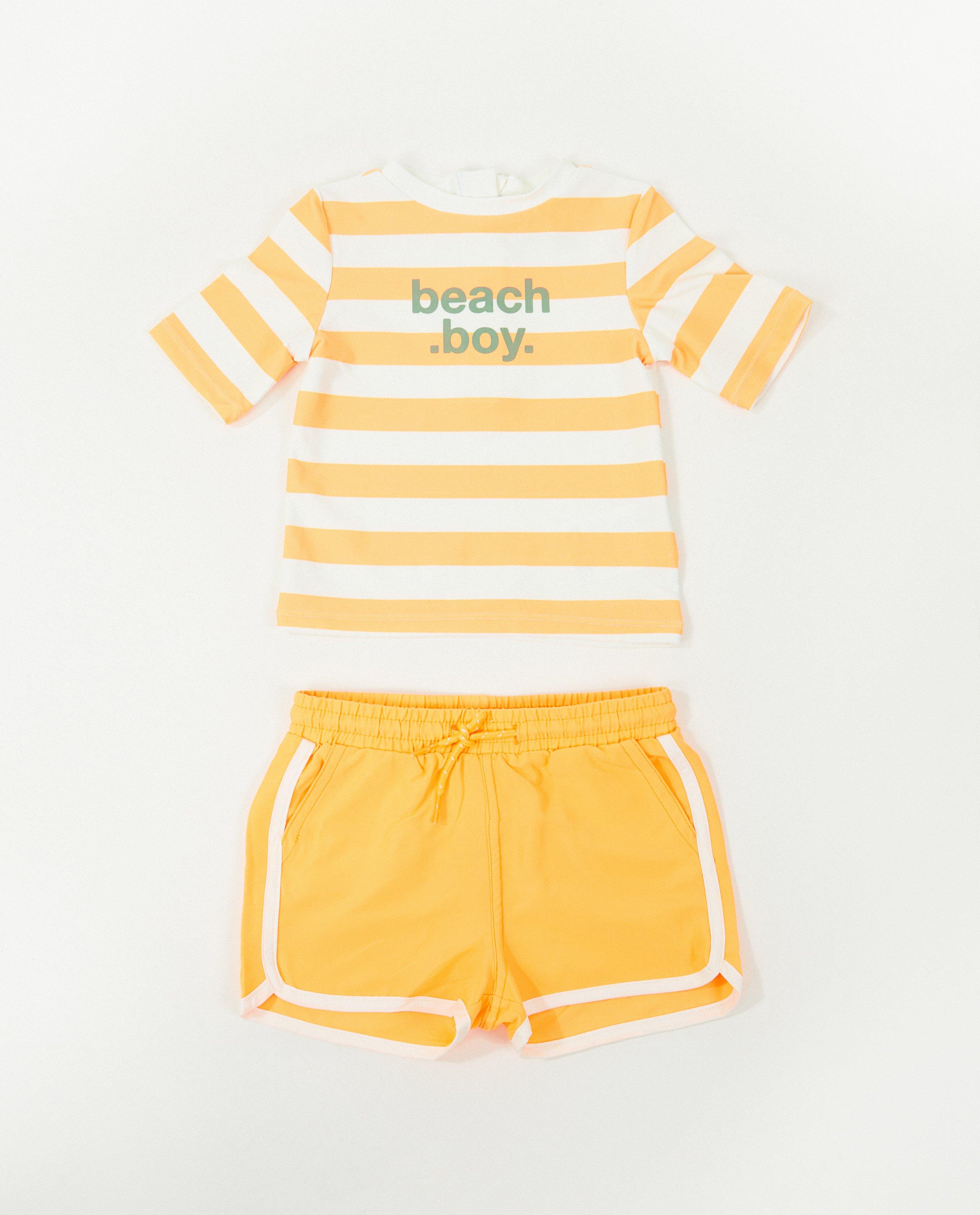 Maillot de bain deux pièces à rayures - null - Cuddles and Smiles