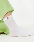Chaussettes blanches avec lettrage - null - Steffi Mercie