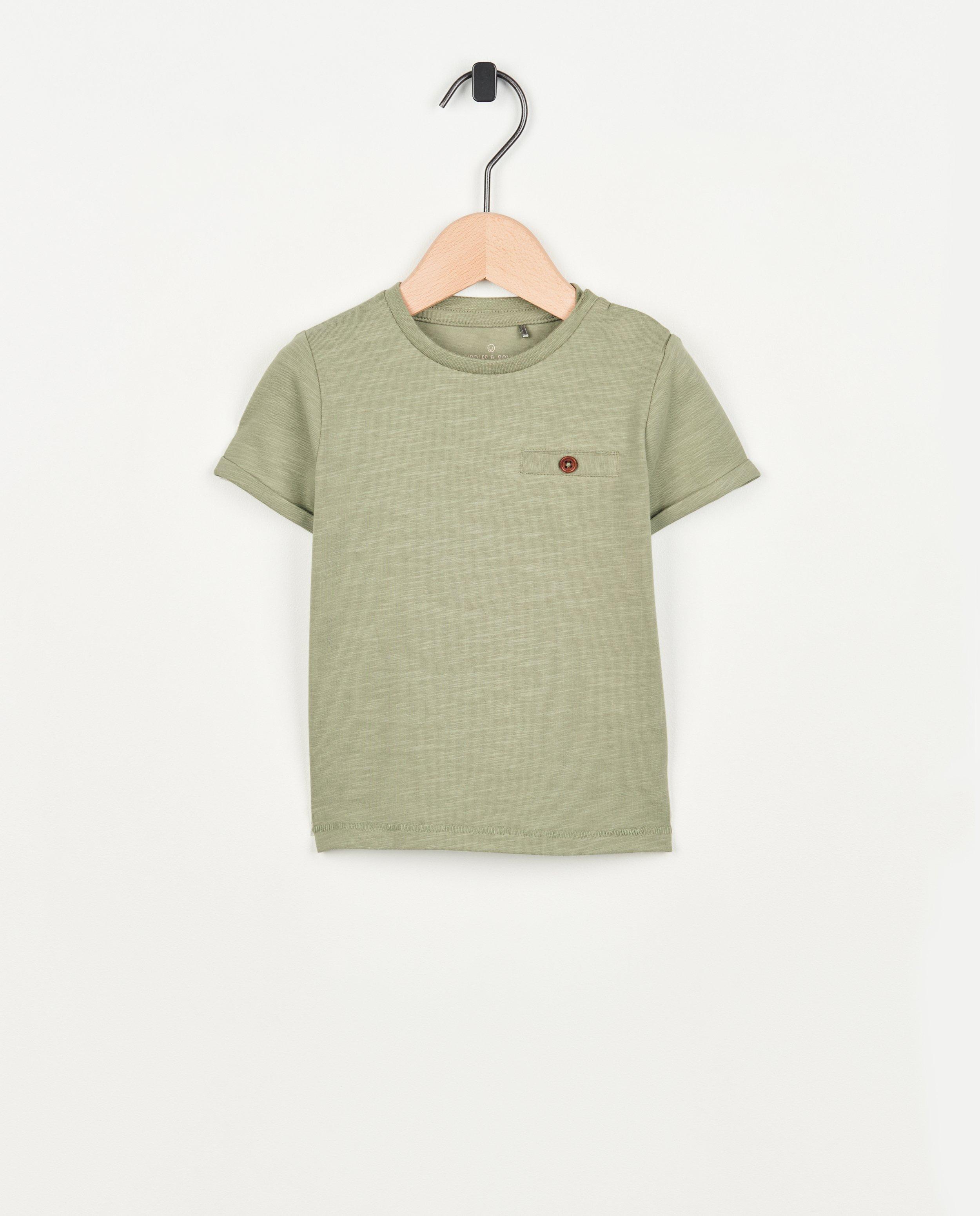 Donkergroen T-shirt - null - Cuddles and Smiles