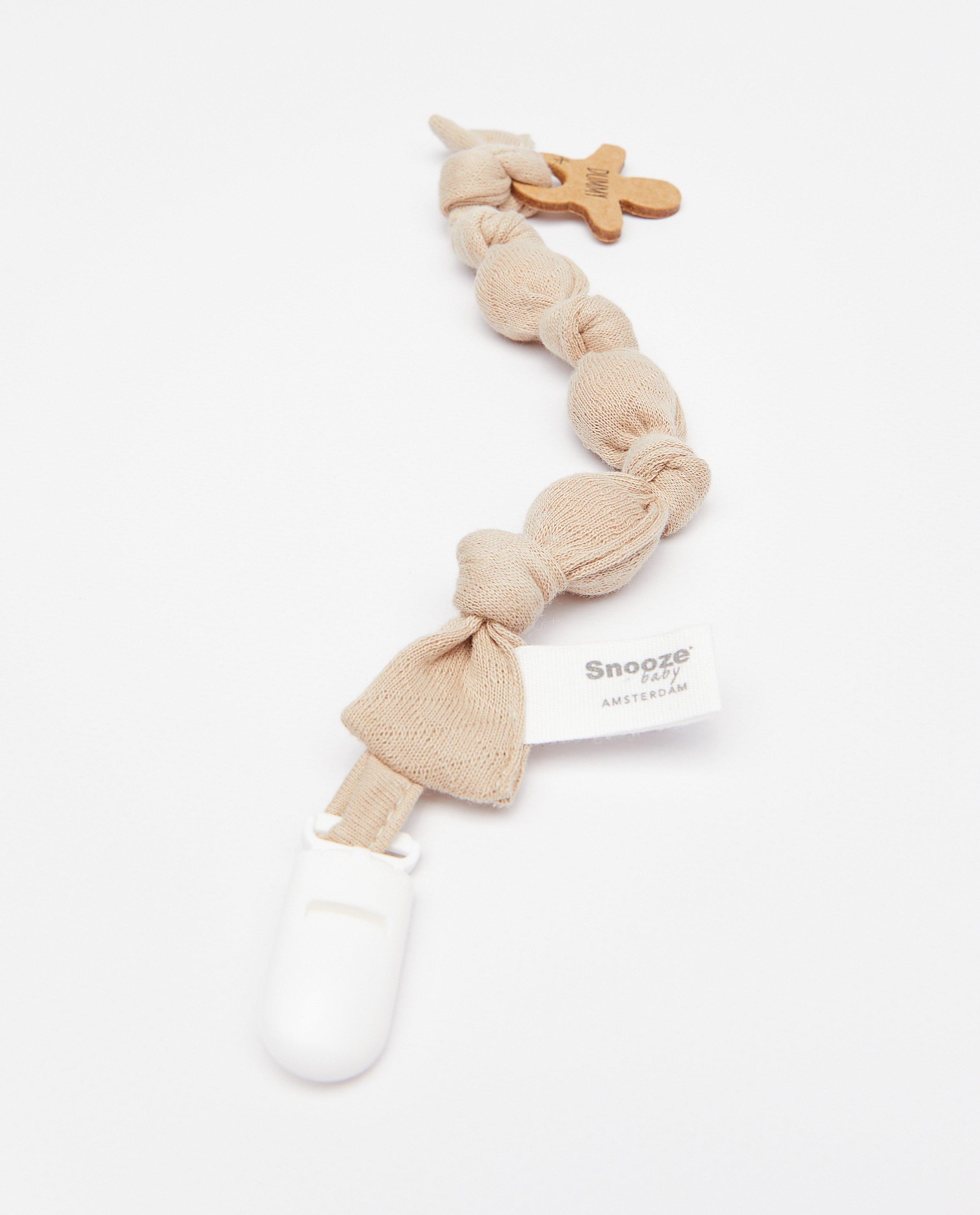 Babyspulletjes - Beige speenkoord