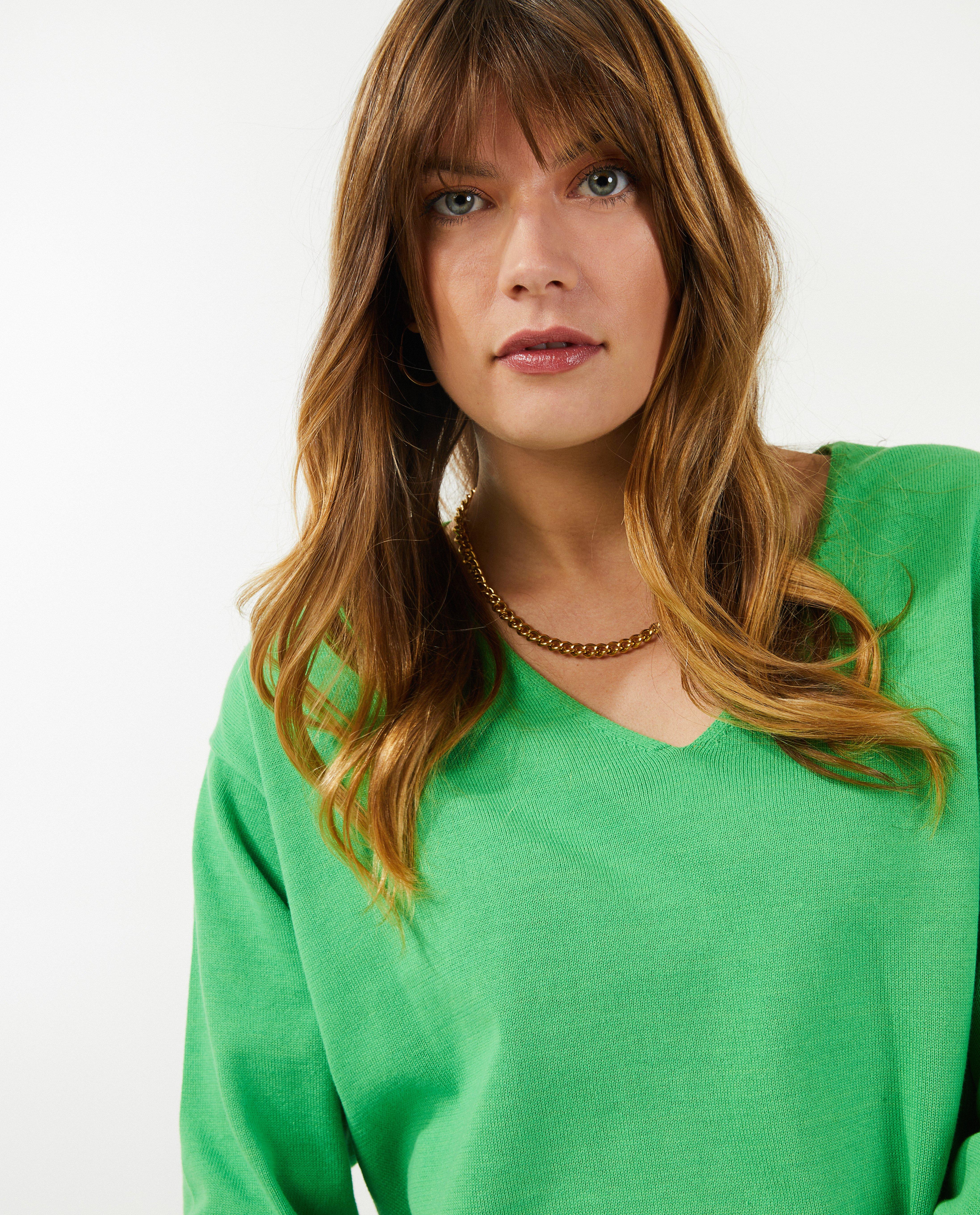 Groene trui - Product Detail - felgroen - afbeelding nummer 4