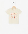 Beige T-shirt met print - null - Cuddles and Smiles