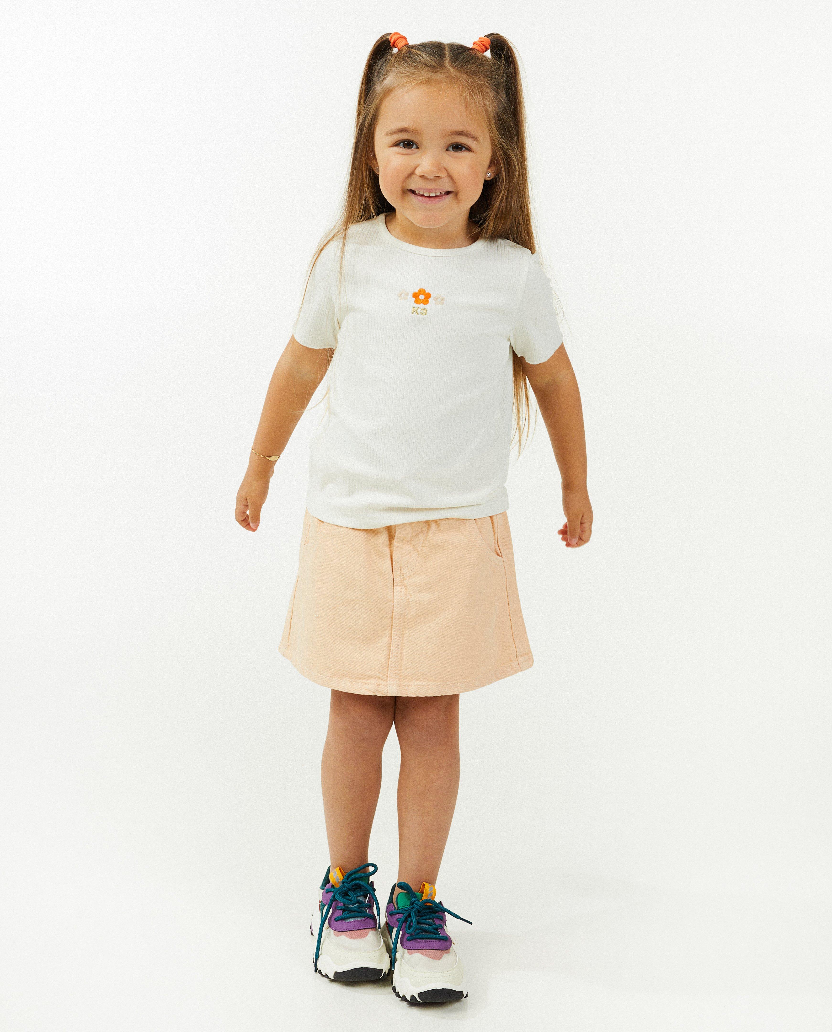 T-shirt met borduursel - null - K3