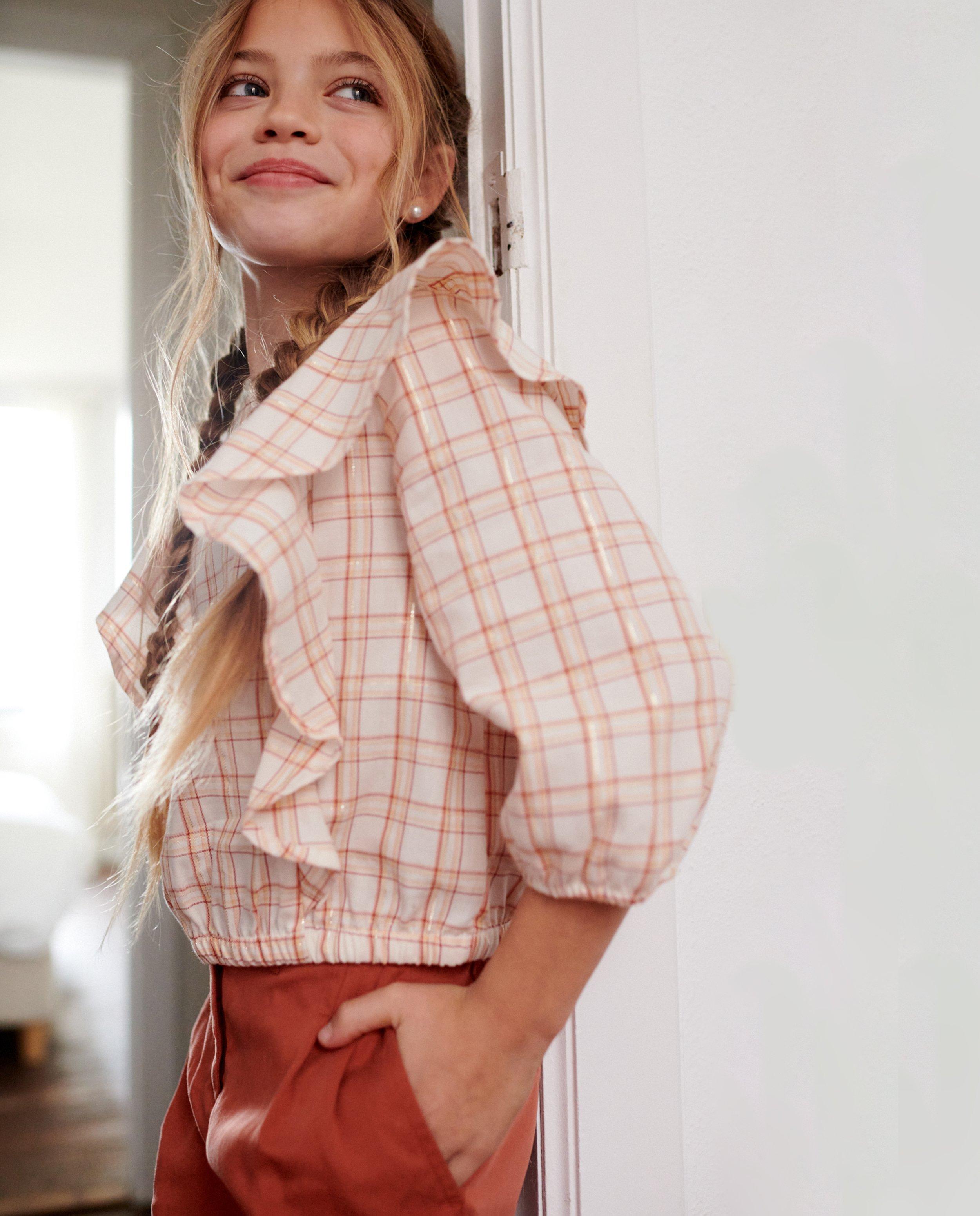 Blouse met ruiten, Communie - null - Milla Star