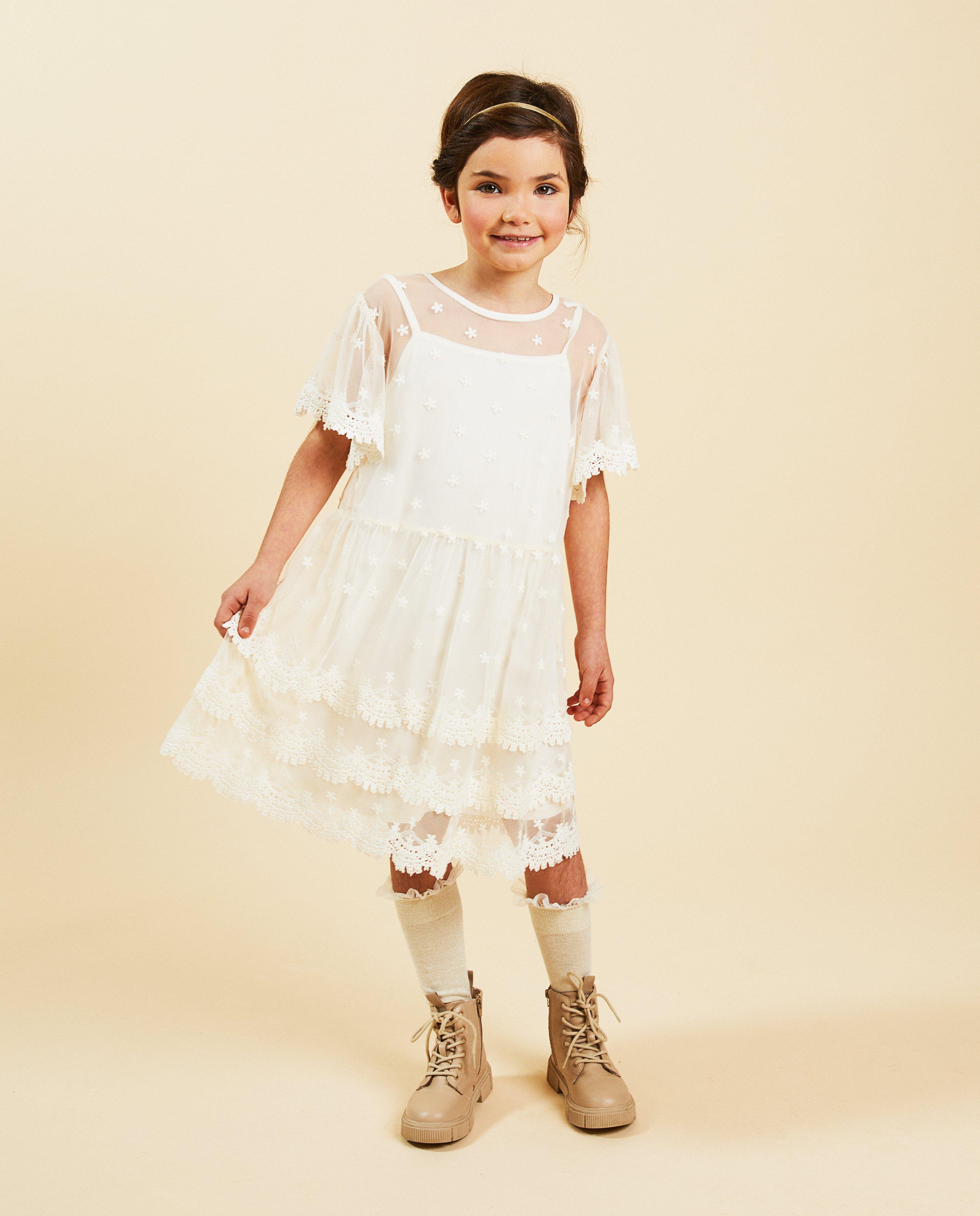 Robes - Robe avec du tulle, Communion