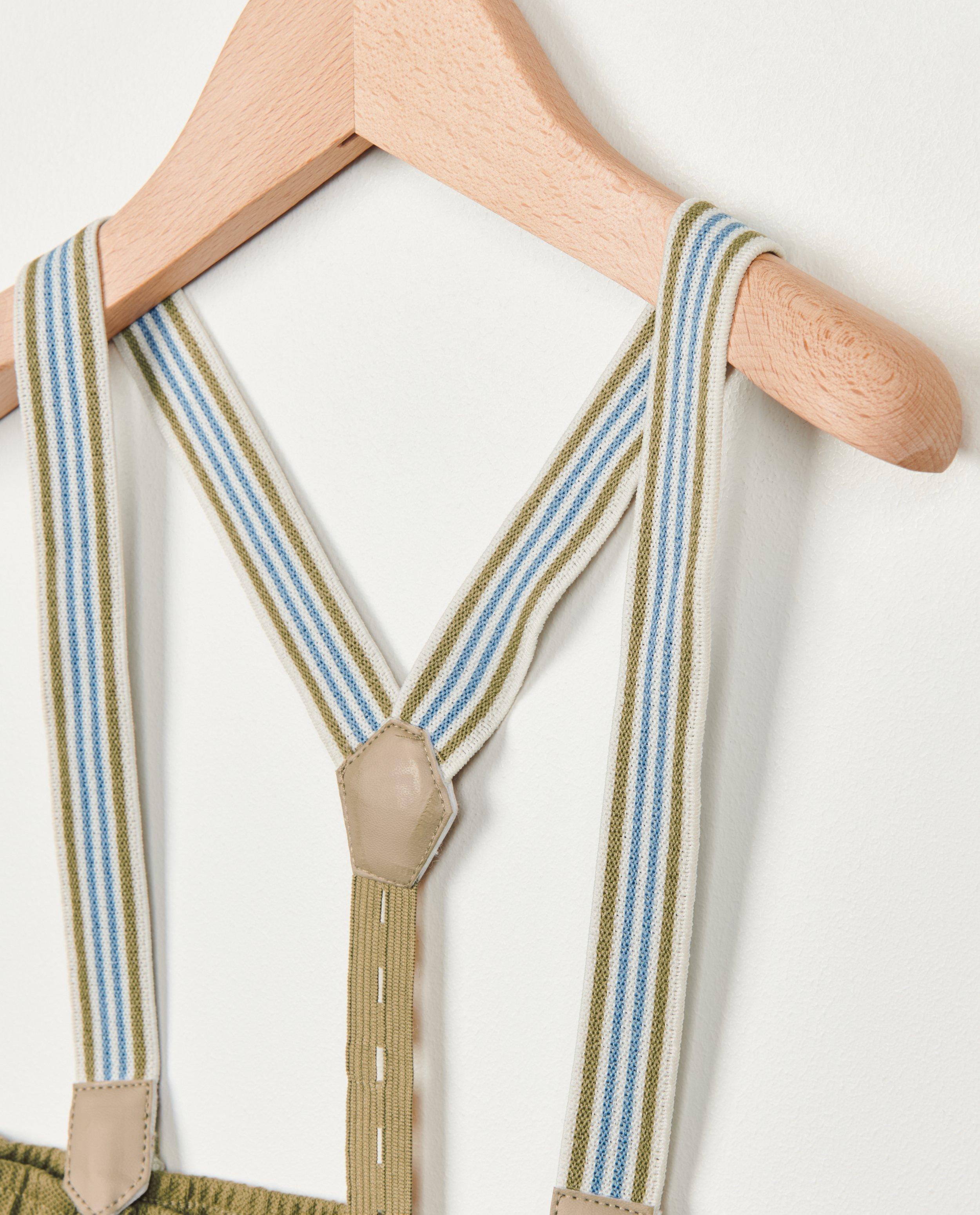 Broek met bretellen - Product Detail - khaki - afbeelding nummer 3